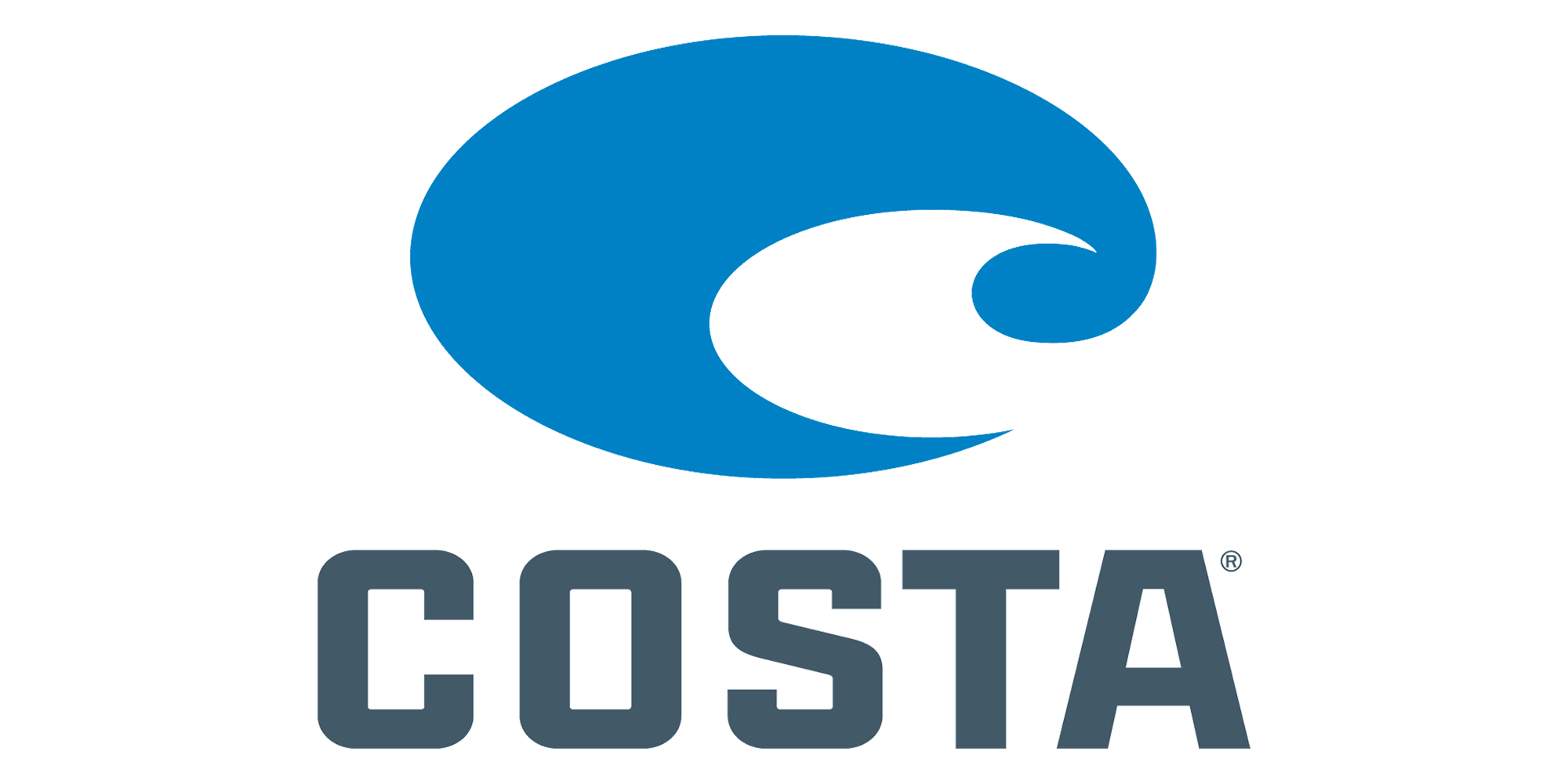 3 Costa Del Mar Logo Sticker/Decal Approx 6" Brand New Authentic Blue White 