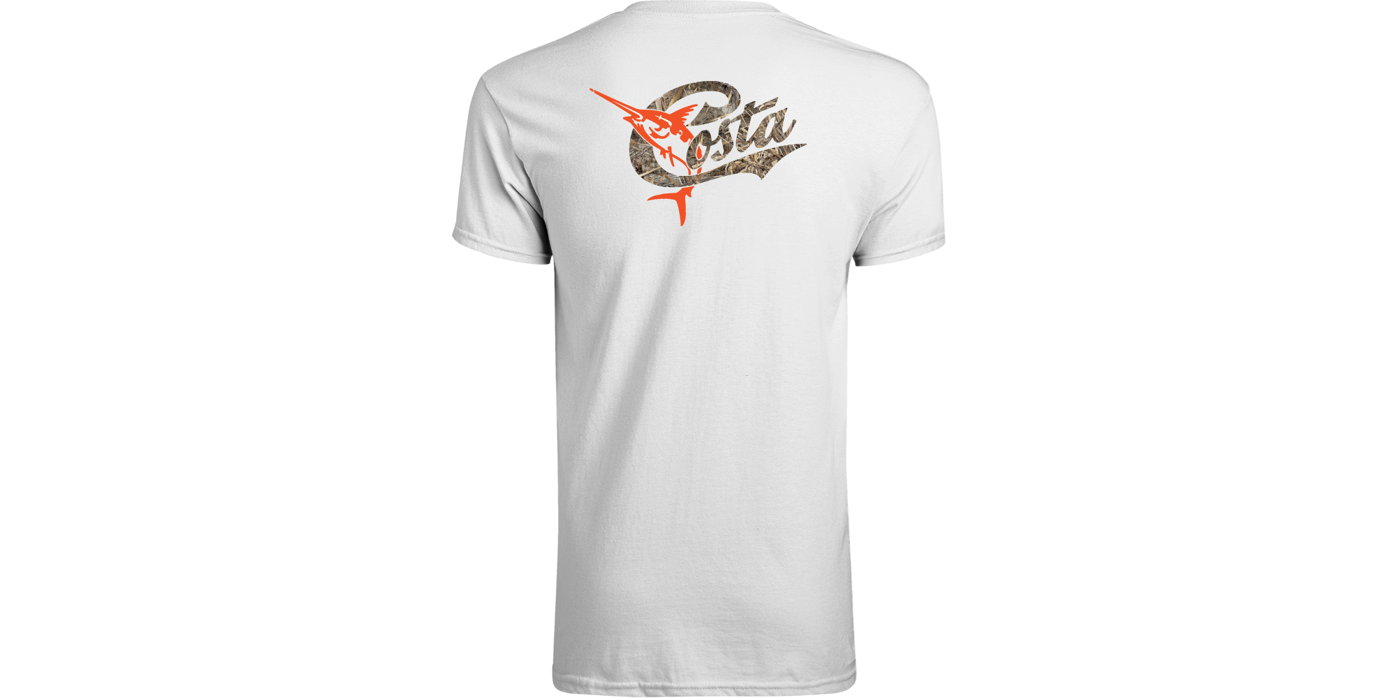 White Pick Size-Free Ship Costa Realtree Edge Camo Long Sleeve T-shirt