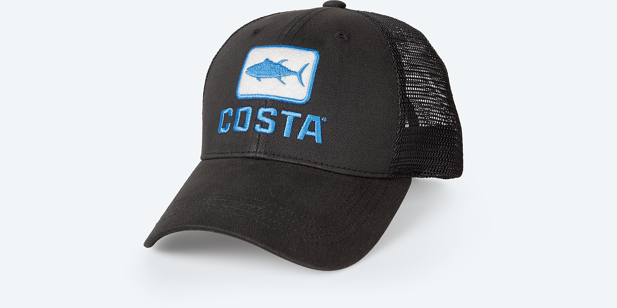 Costa Del Mar Marlin Trucker Hat Costa Blue / White - XL