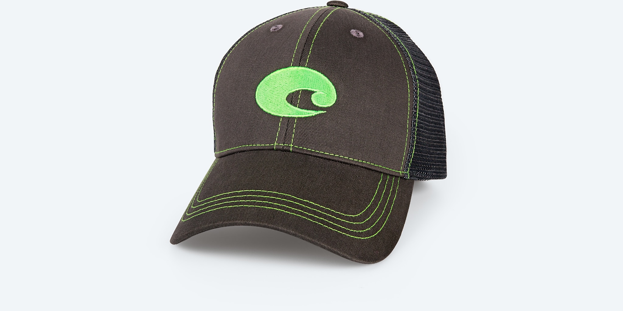 Neon Trucker Graphite Hat