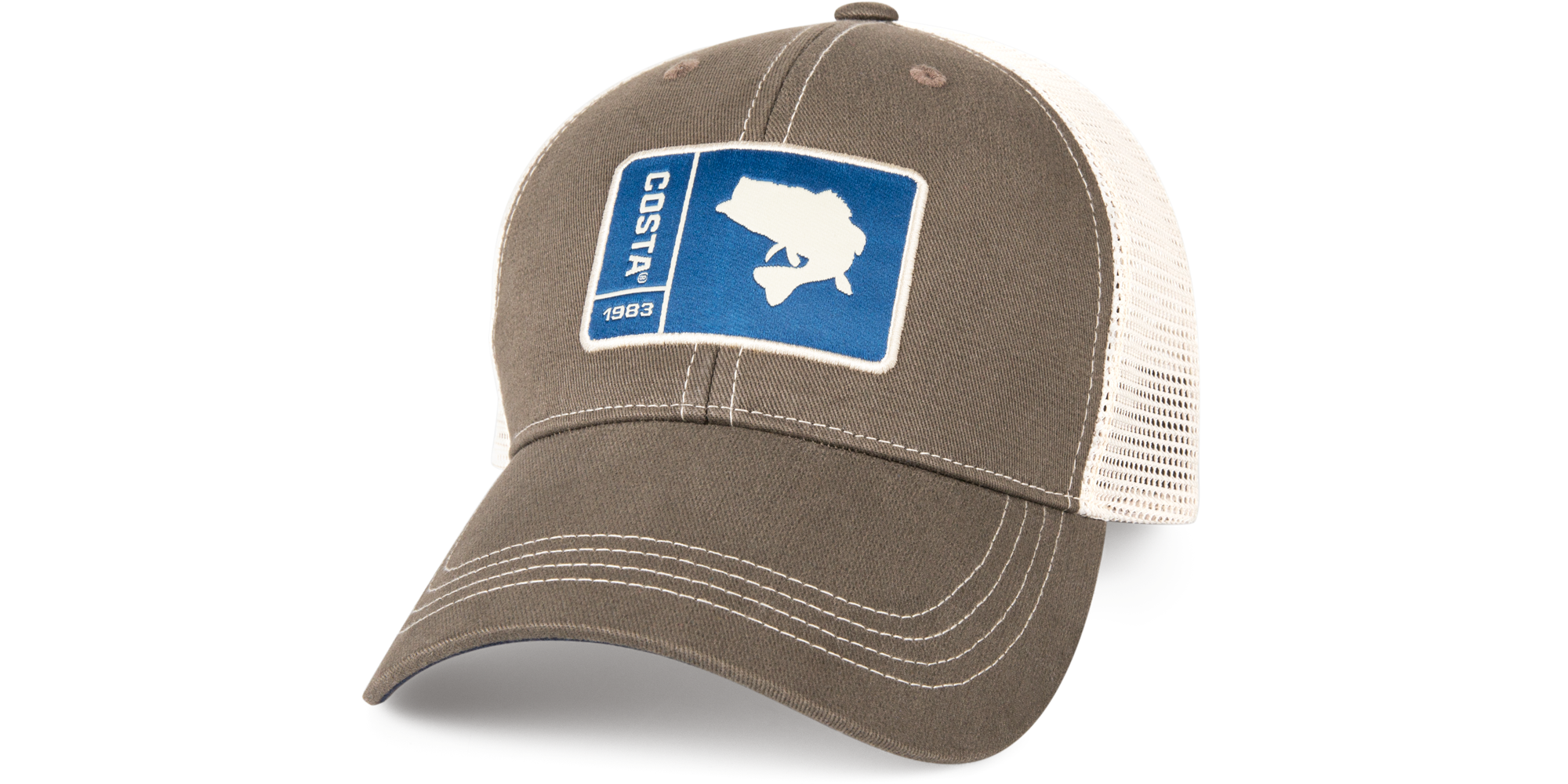 costa del mar bass trucker hat