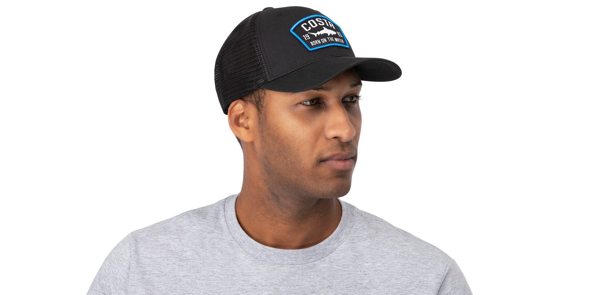 costa del mar trucker hat