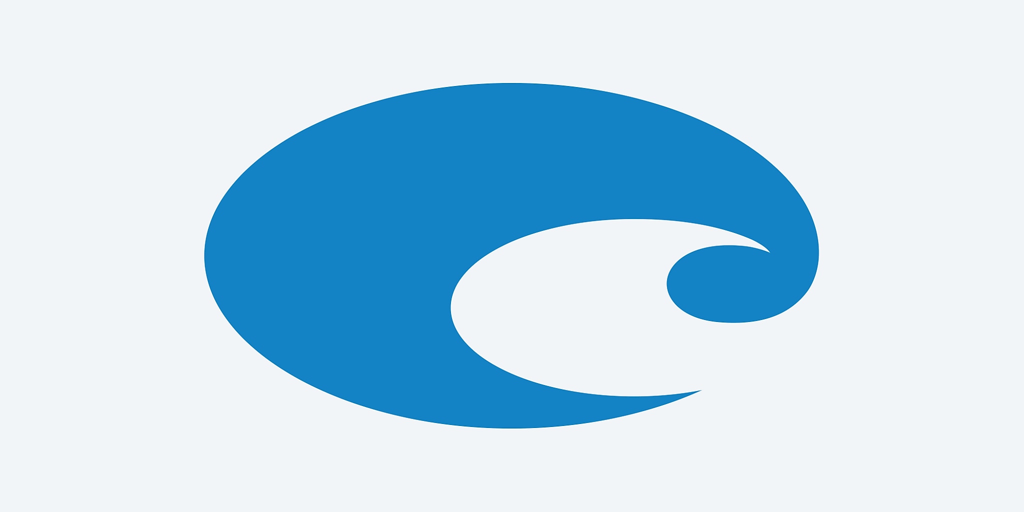Reflective Costa Blue Logo Decal