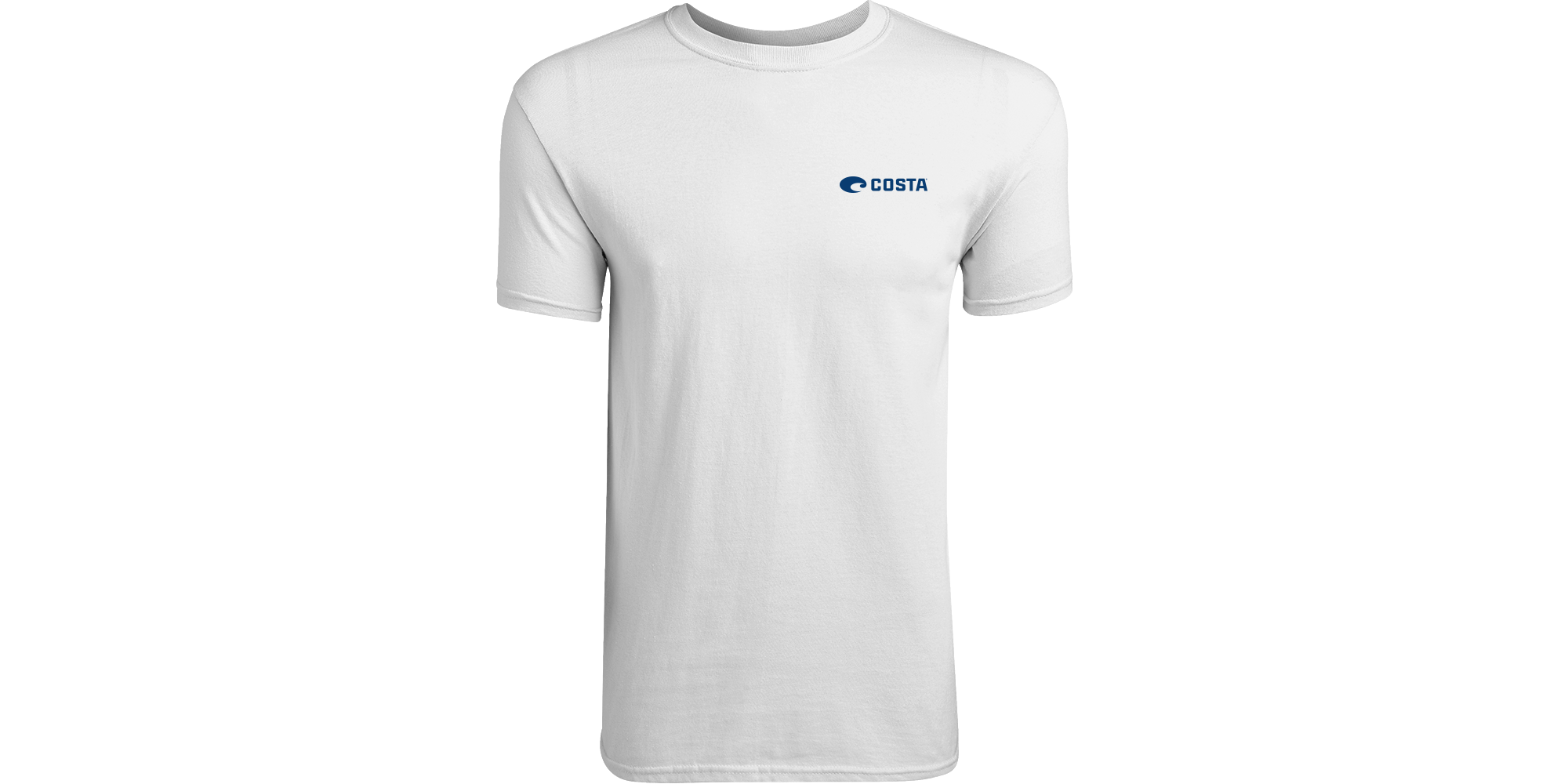 White Pick Size-Free Ship Costa Del Mar Americosta Short Sleeve T-shirt 