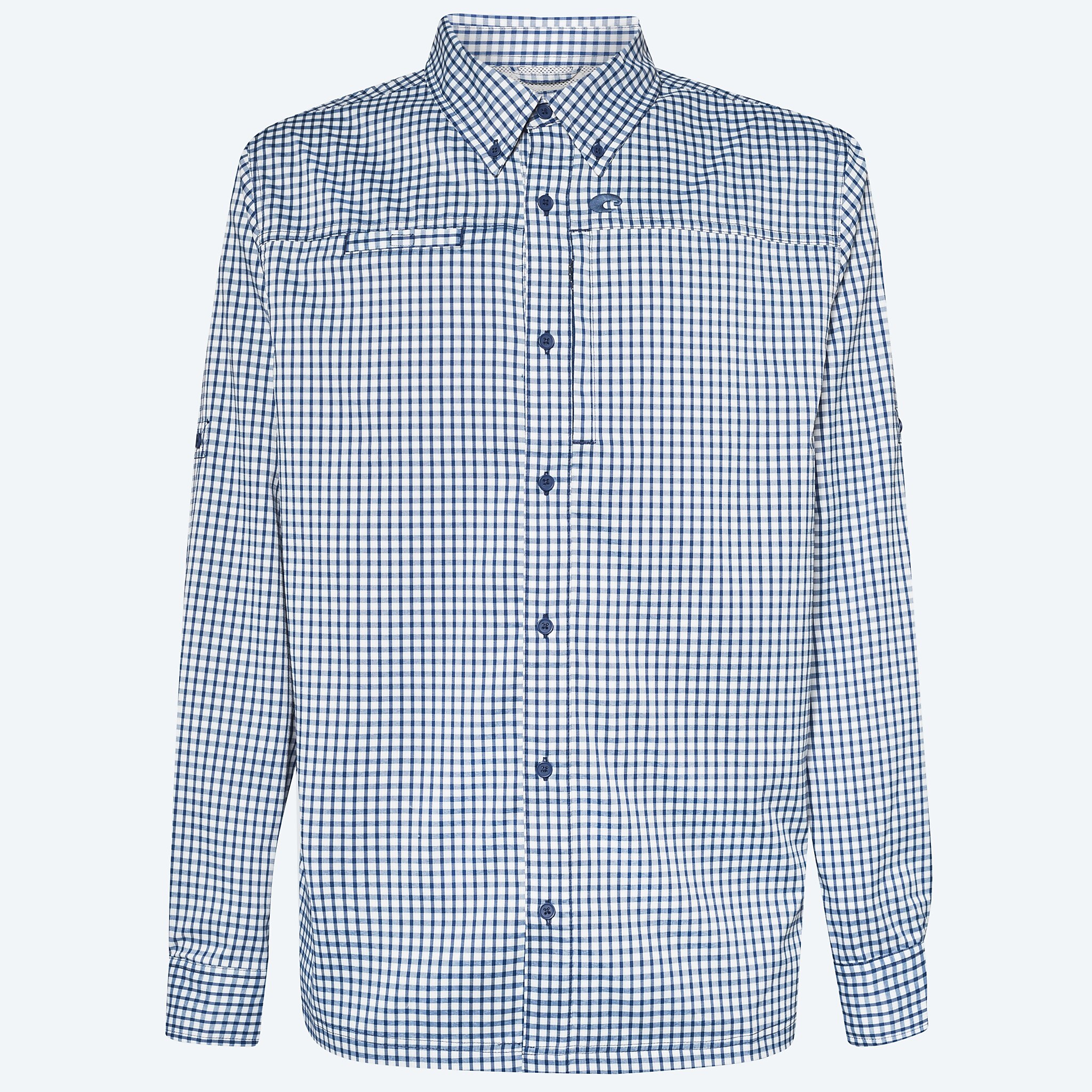 Angler Tech Button Down Plaid
