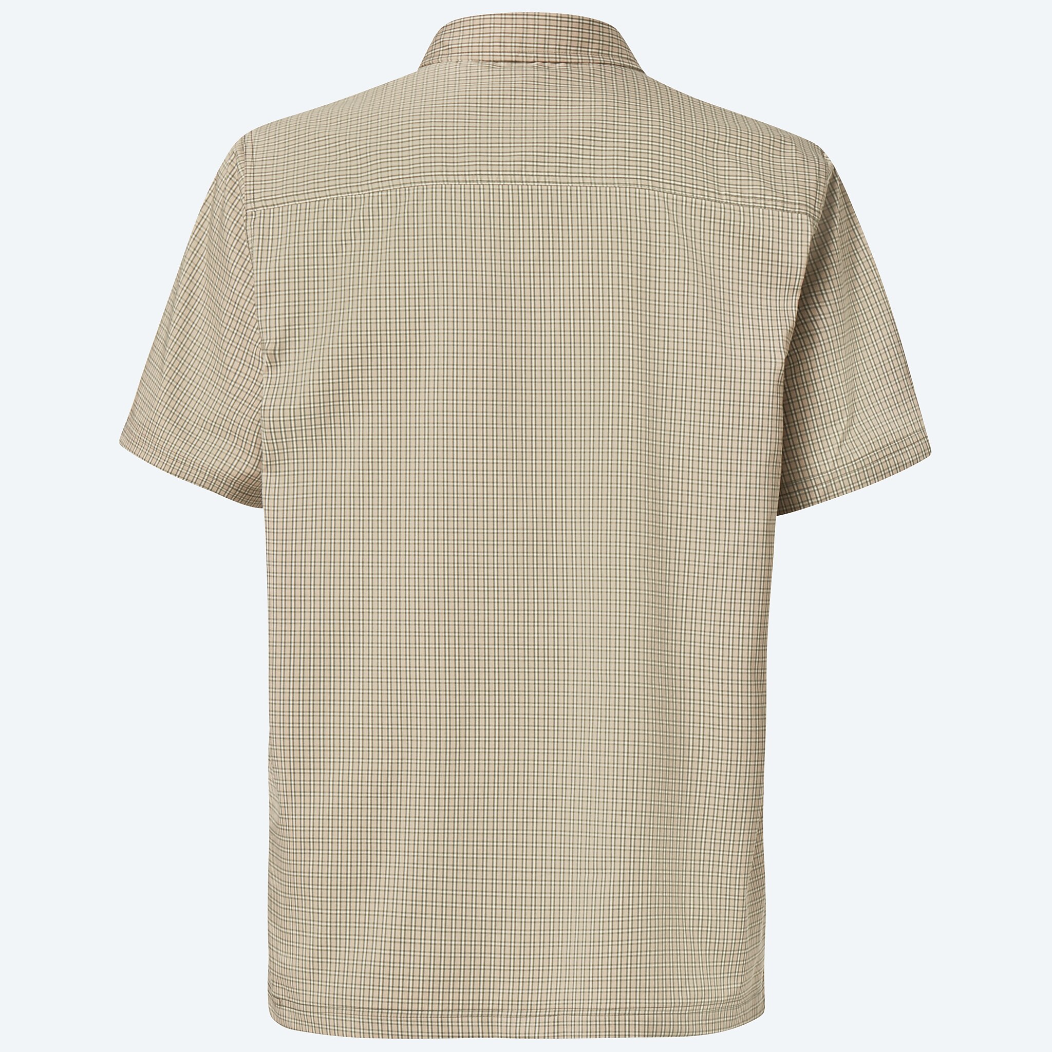 Hybrid Tech Button Down Plaid