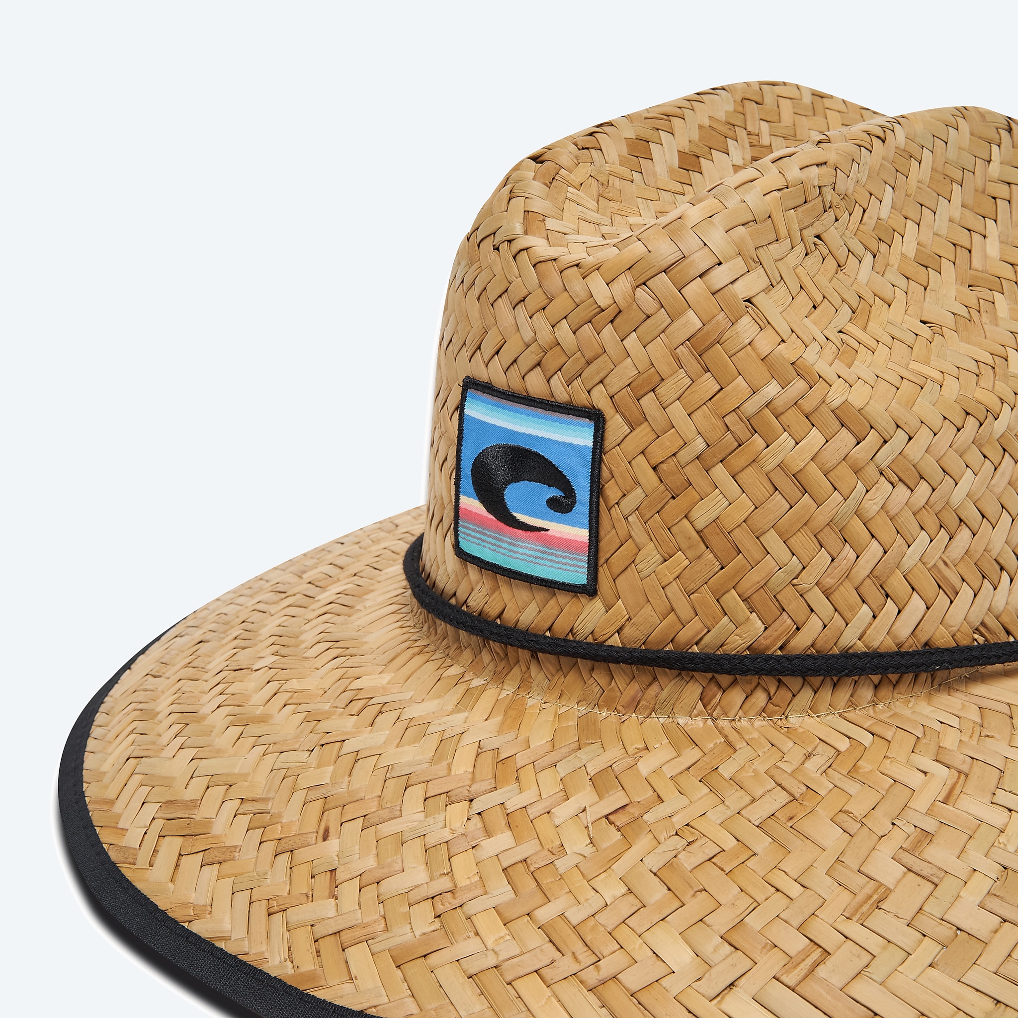 Men's Costa Del Mar Lifeguard Straw Fiesta Print (Assorted Colors) Sun Hat One Size Assorted