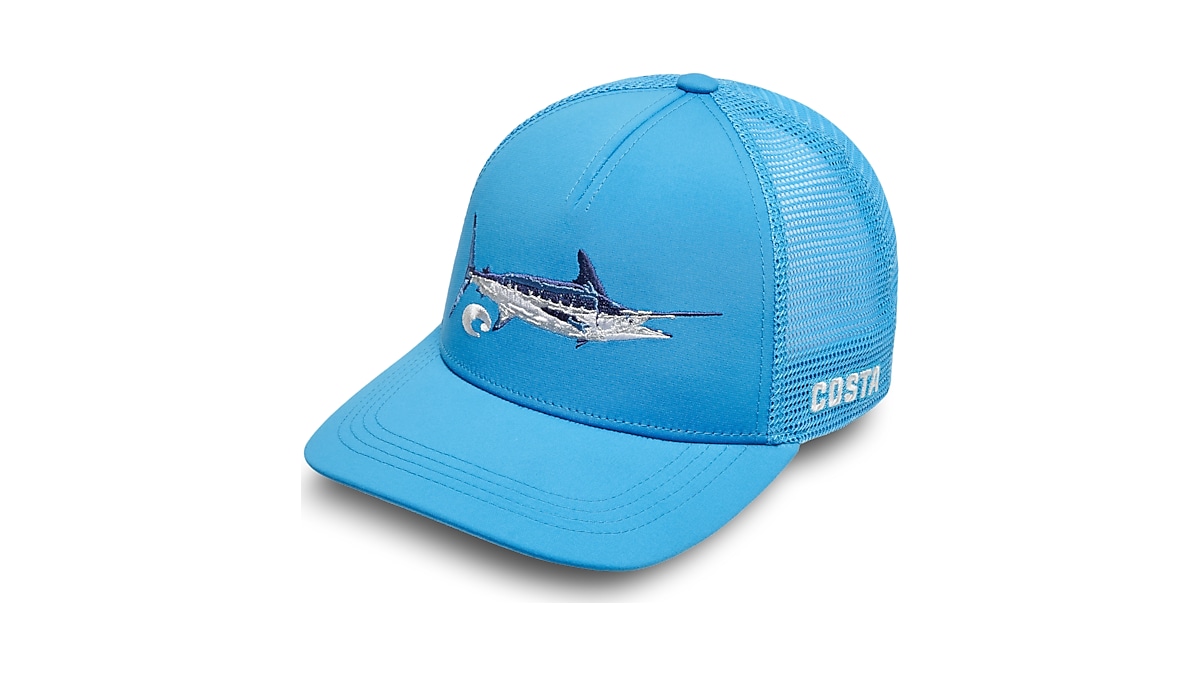 Costa Del Mar Unisex Adult Bass Stitched Trucker Hat, Working Brown at   Men's Clothing store