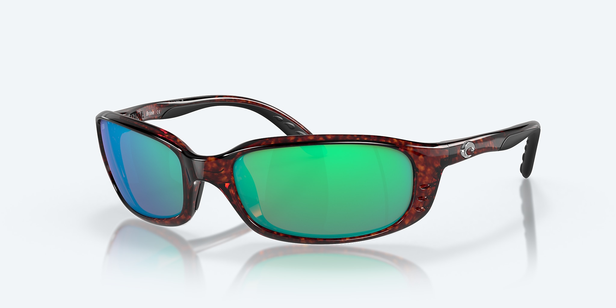 Brine Polarized Sunglasses in Green Mirror