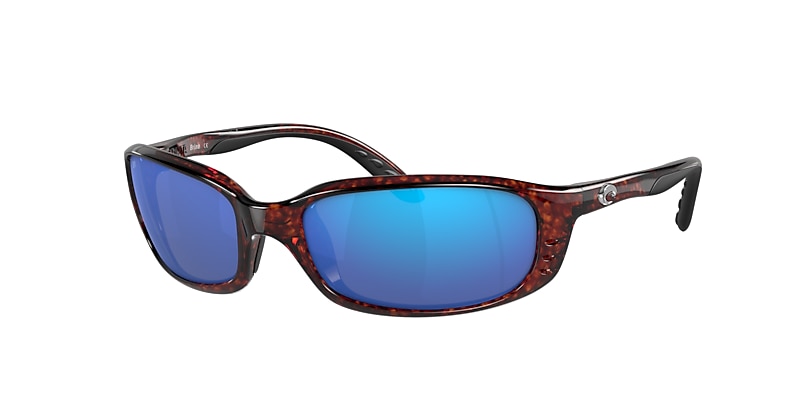 Atlantic Blue & Warm Tortoise Square Eco Friendly,Plastic Sunglasses Online - Full-Rim - Ocean - 1.6 Basic Tint Lenses