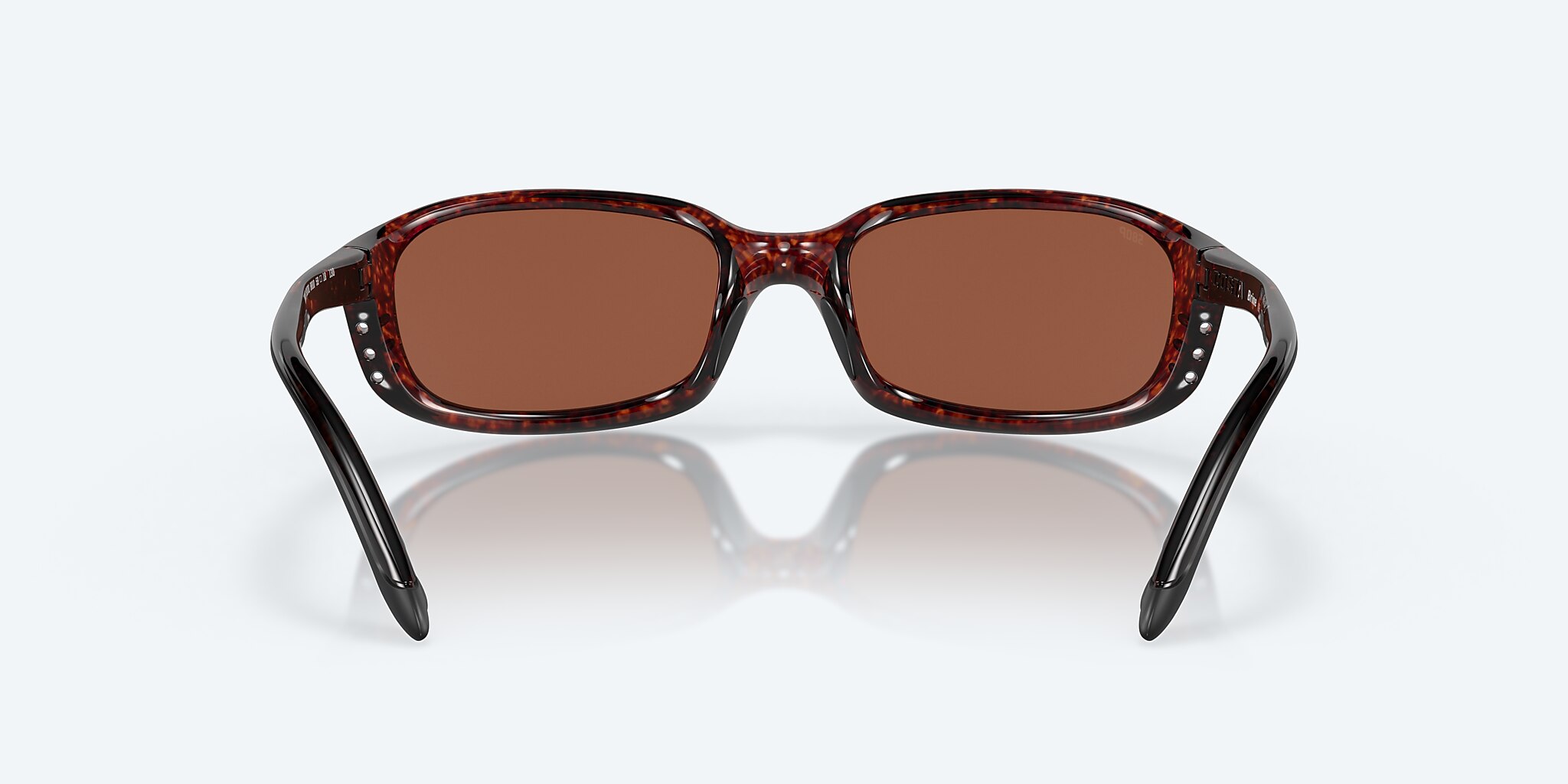 Men's Costa Del Mar Brine Polarized Sunglasses Tortoise/Copper