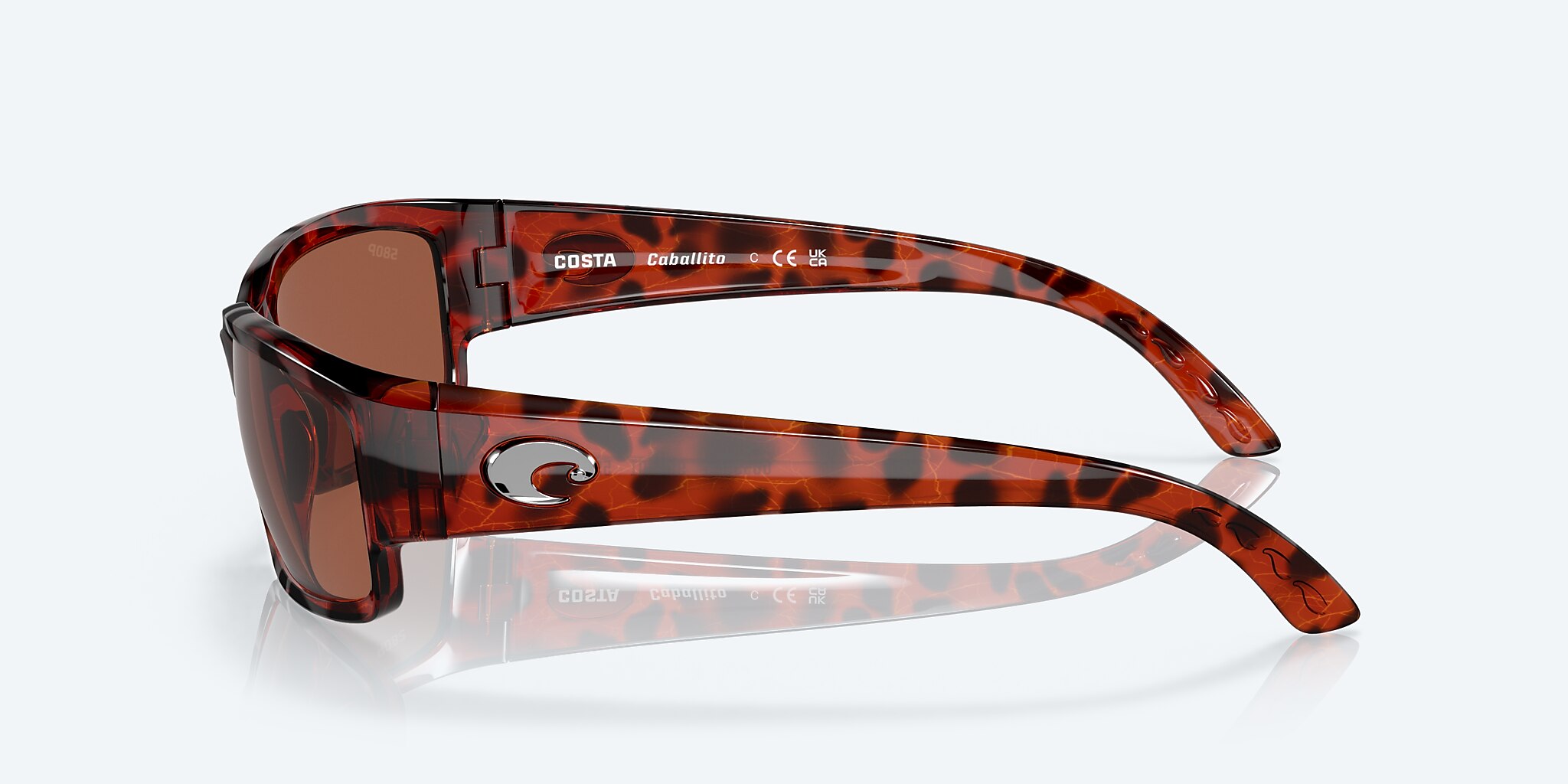 Costa Del Mar Caballito Sunglasses Tortoise / Copper 580P