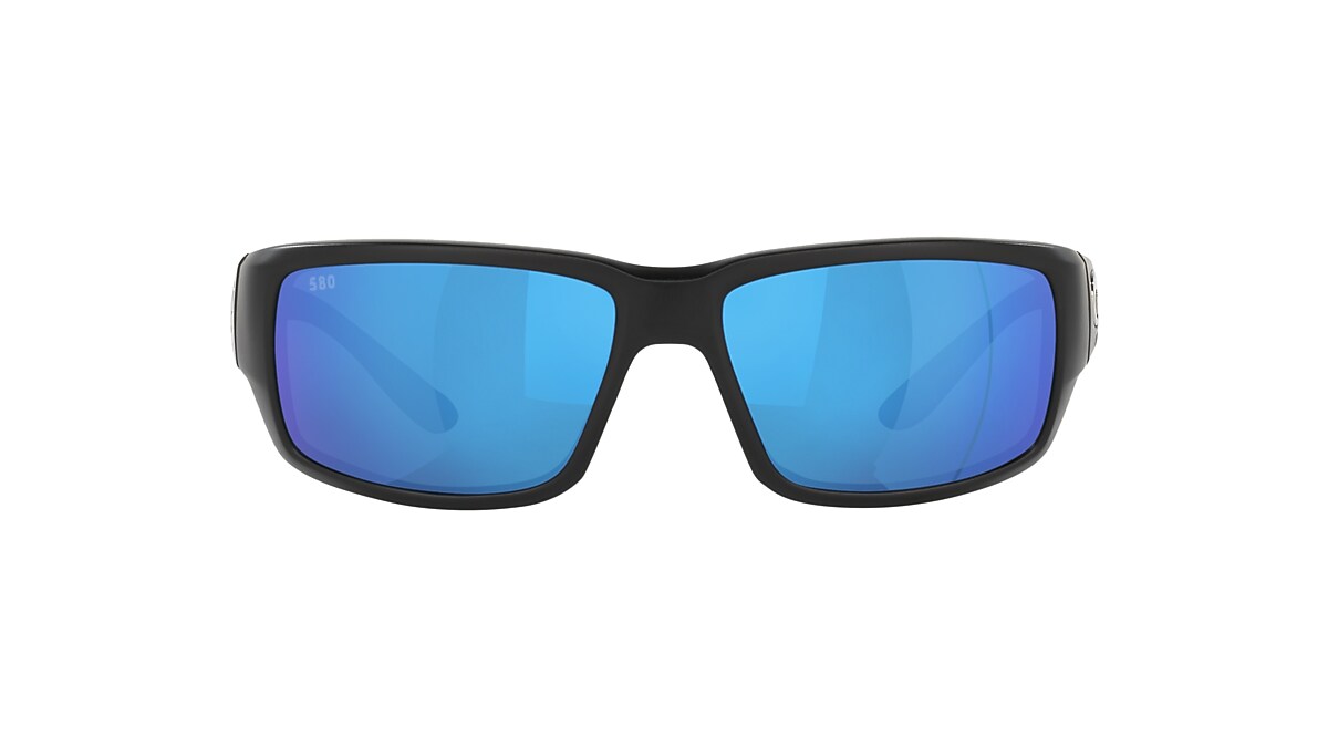 Costa Fantail M (59-14) with Blue Mirror lenses and Matte Black