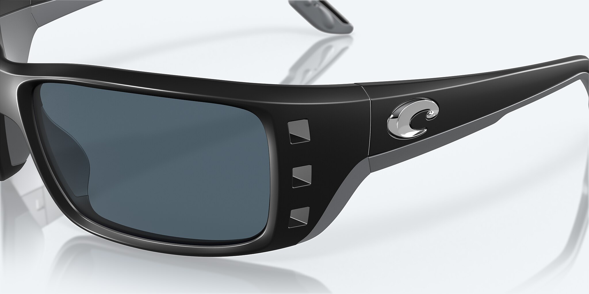 Costa Del Mar PERMIT 62.6 mm Matte Black Sunglasses