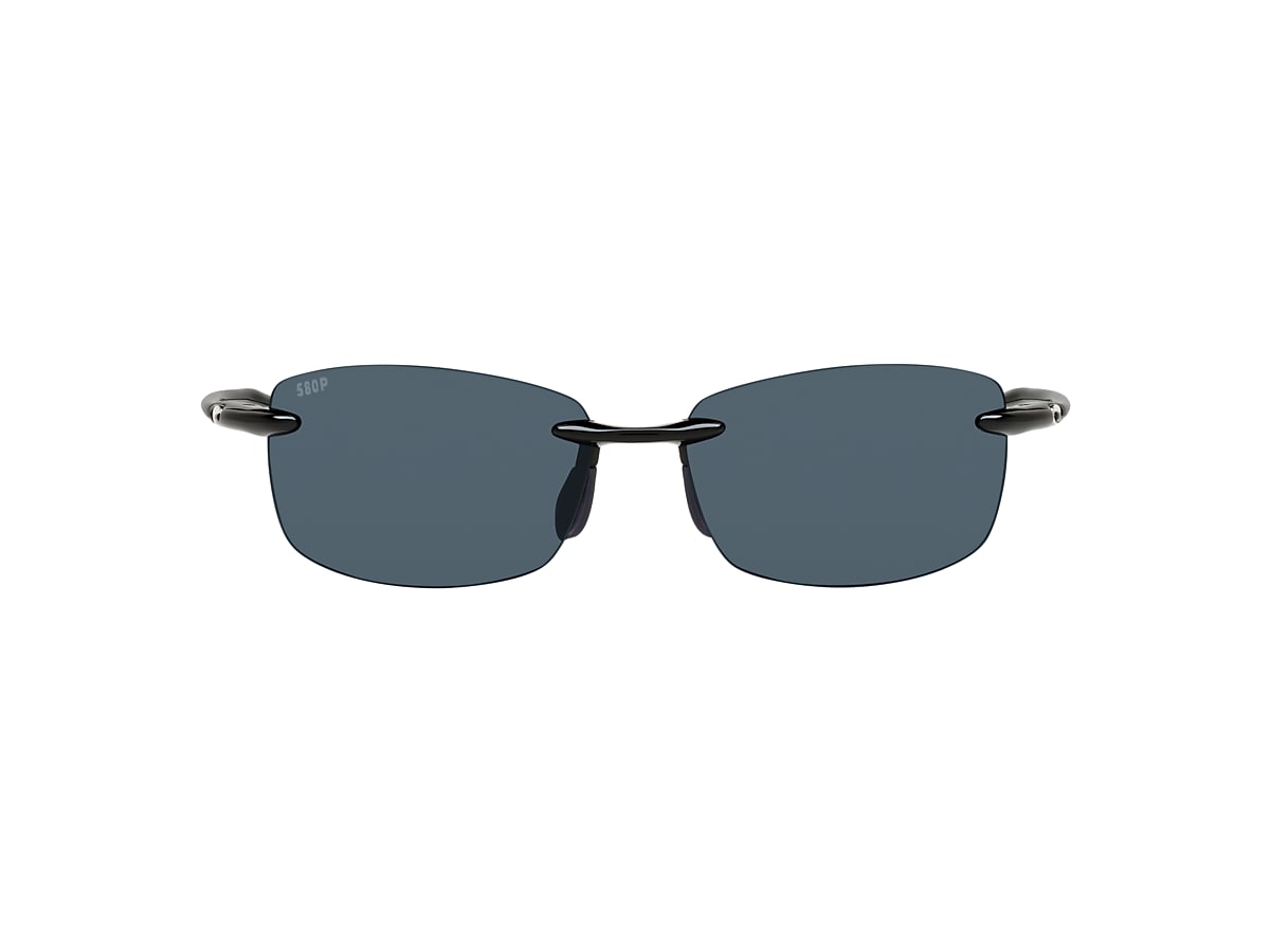 M COSTA DEL MAR black//gray /"BALLAST/" POLARIZED 580P sunglasses NEW IN BOX!