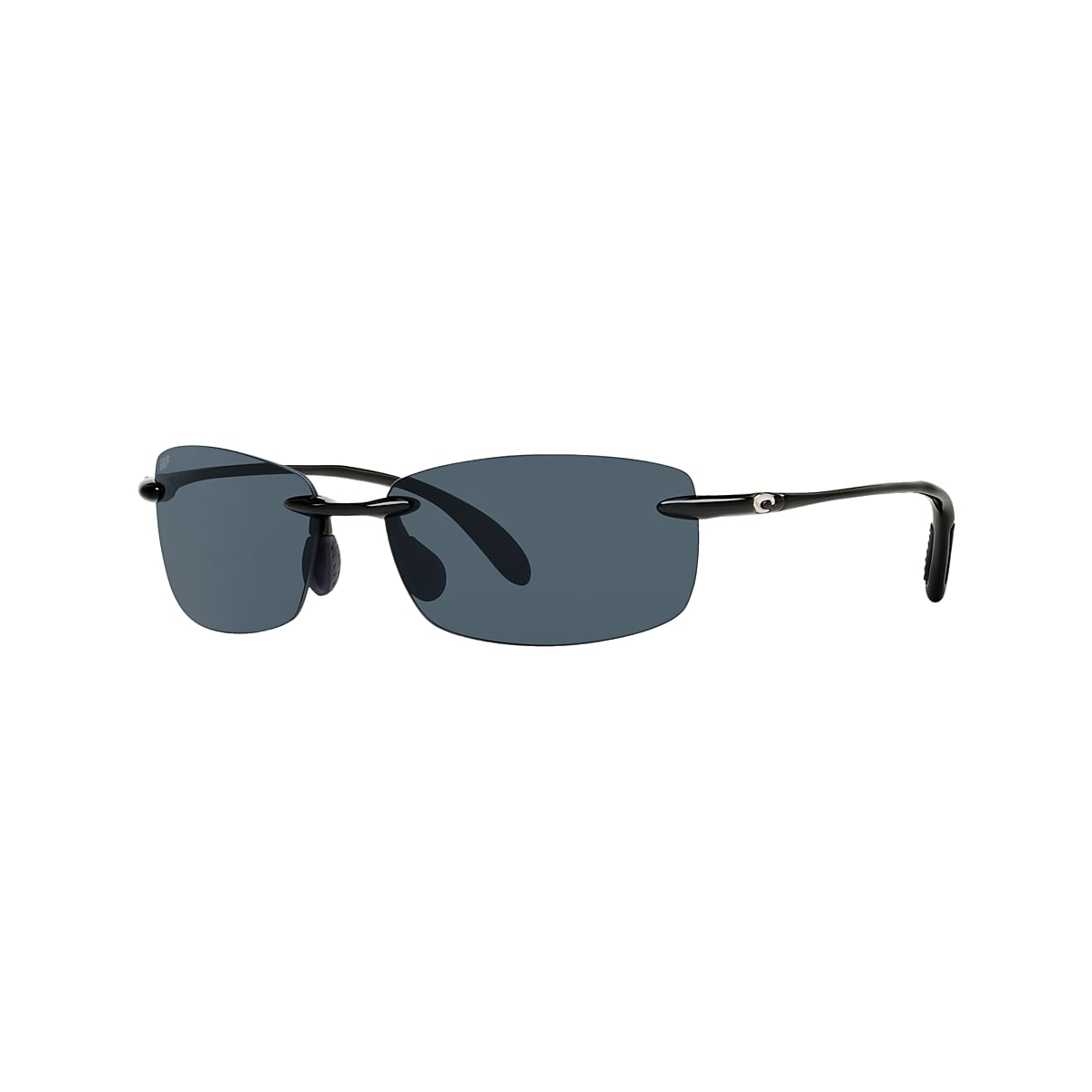 M COSTA DEL MAR black//gray /"BALLAST/" POLARIZED 580P sunglasses NEW IN BOX!