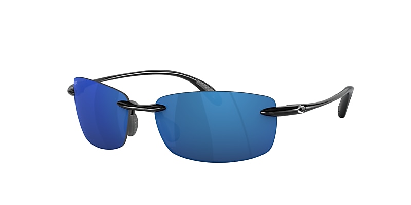 Malibu-Turtle Power Men's Polarized Sunglasses with Blue Mirrored Lenses