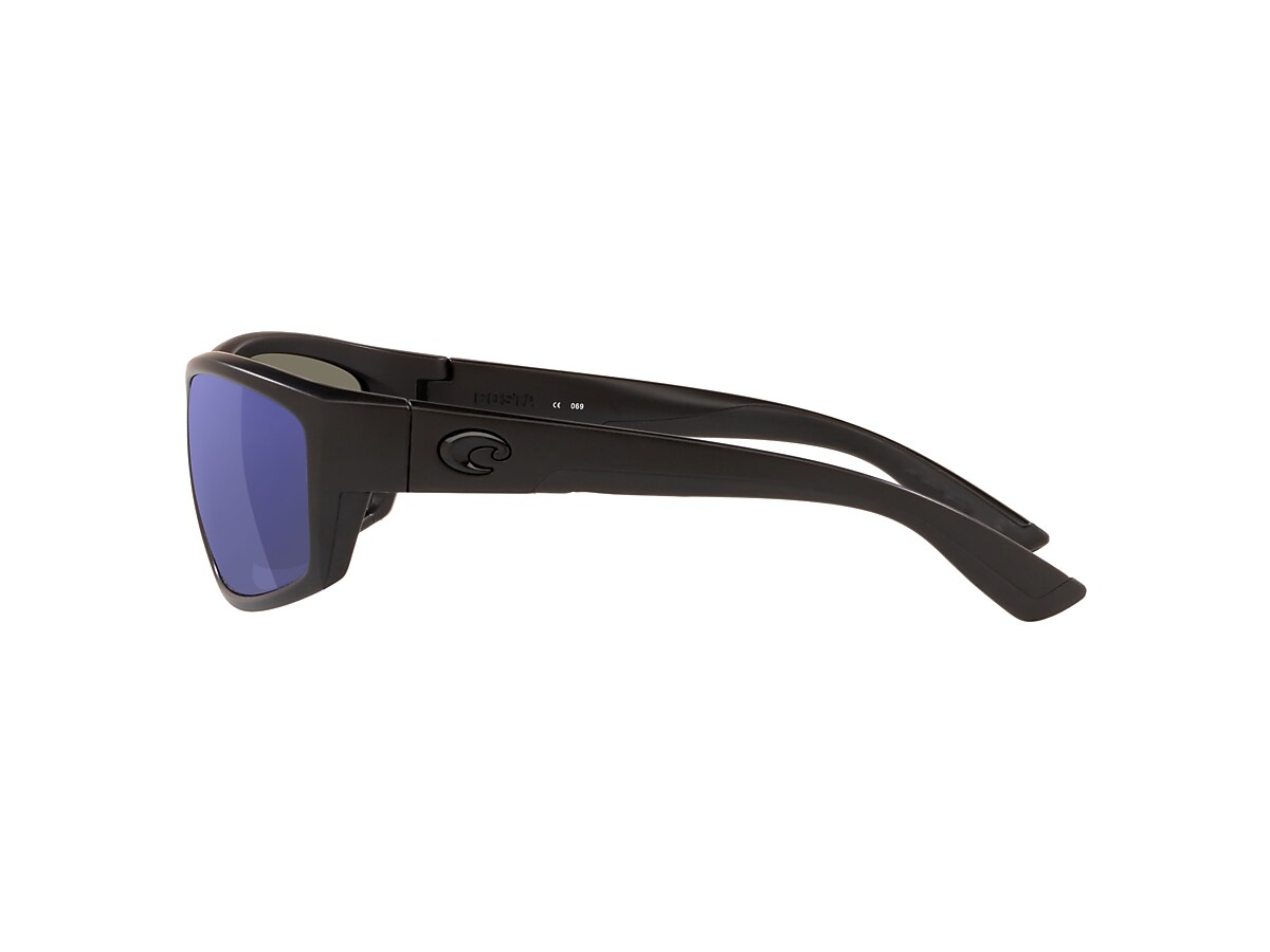 Costa Del Mar Saltbreak Sunglasses Costa Del Mar Saltbreak Sunglasses Blackout/Blue Mirror 580Plastic Pro-Motion Distributing Direct BK01OBMP 