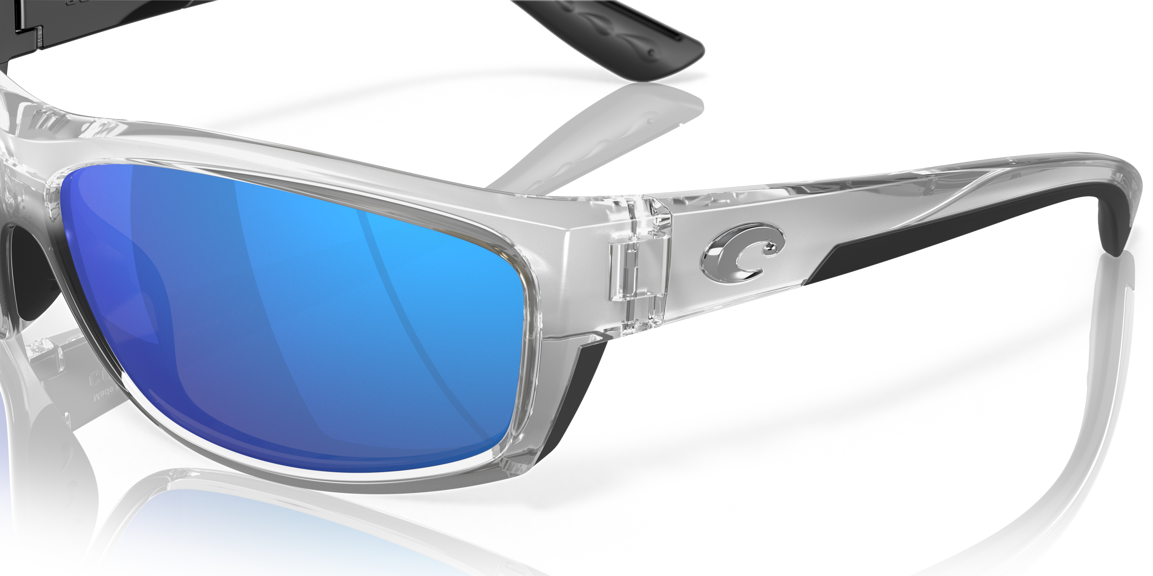 Costa Del Mar Fantail Pro Matte Black Frame/Blue Mirror Lens Sunglasse -  Russell's Western Wear, Inc.