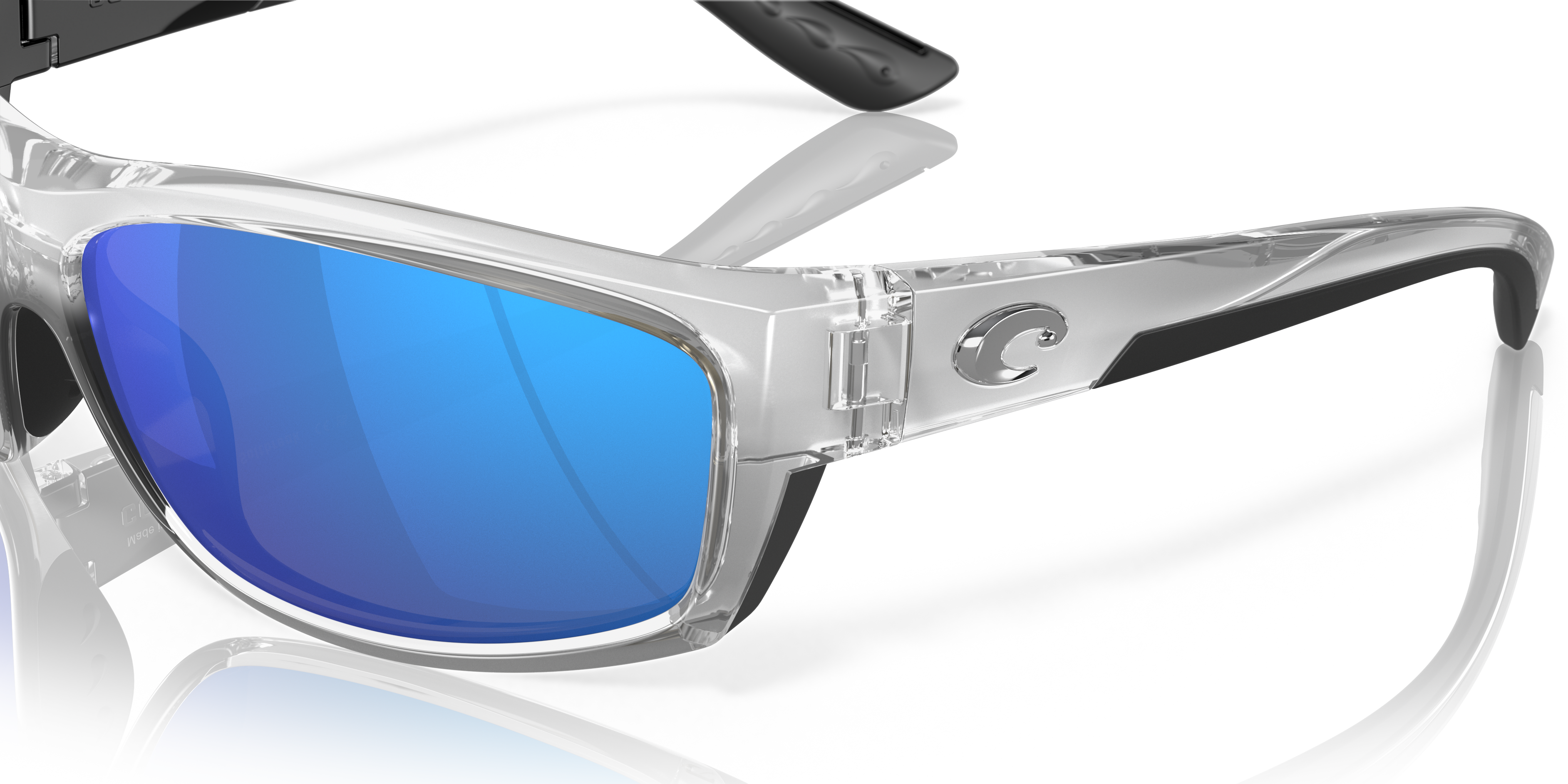 コスタ メンズ サングラス アイウェア Mirror Blue Silver Mirrored Sunglasses Polarized アクセサリー  Saltbreak