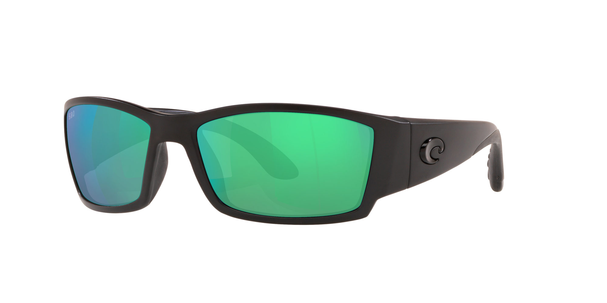 New Costa Del Mar Corbina Polarized Sunglasses 580P Matte Black/Copper Wrap 