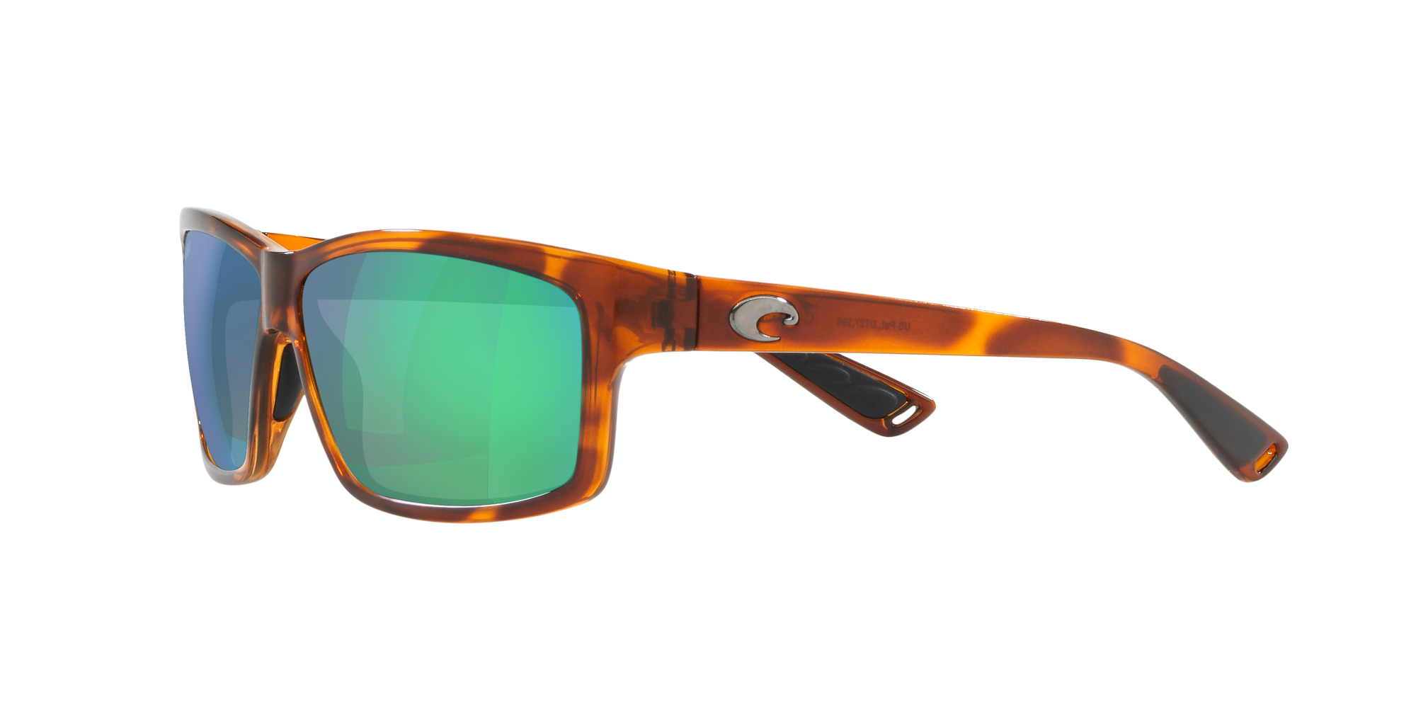 COSTA DEL MAR Luke POLARIZED Sunglasses Tortoise/Blue Mirror 400G NEW $199 