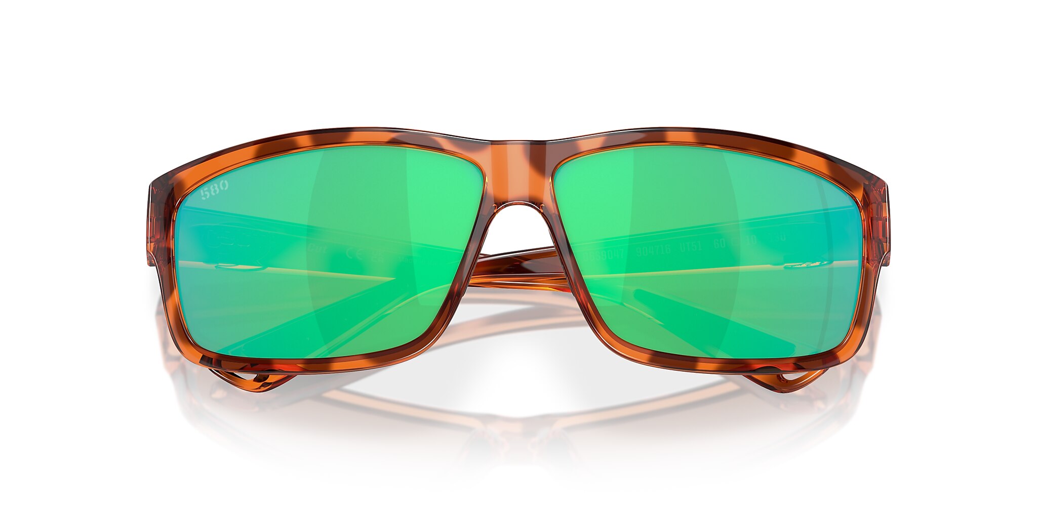 Cut Polarized Sunglasses in Green Mirror | Costa Del Mar®