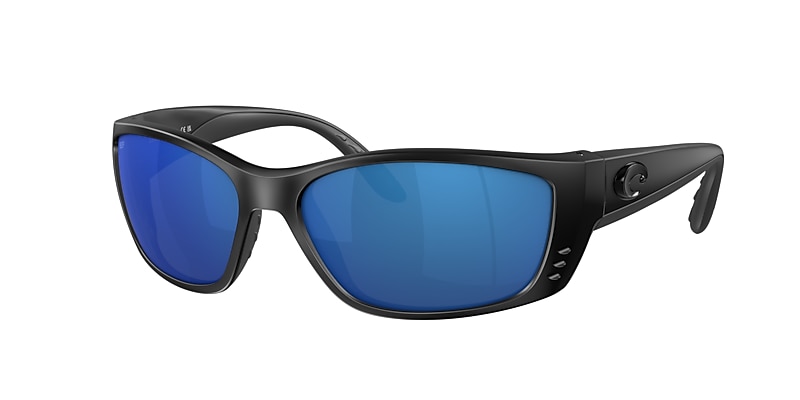 Sea Striker 273 Thresher Polarized Sunglasses, Black, Blue, Mirror Lenses