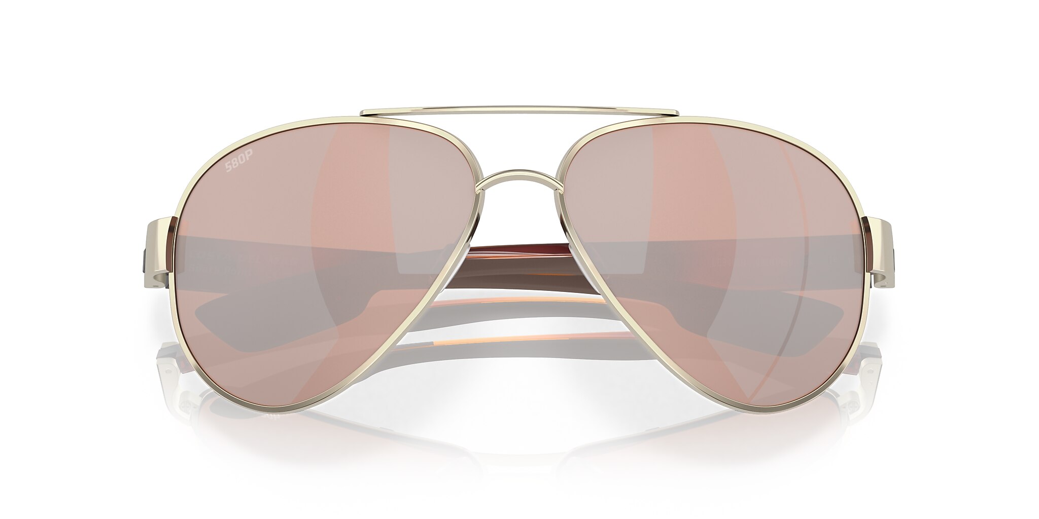 South Point Polarized Sunglasses in Copper Silver Mirror | Costa