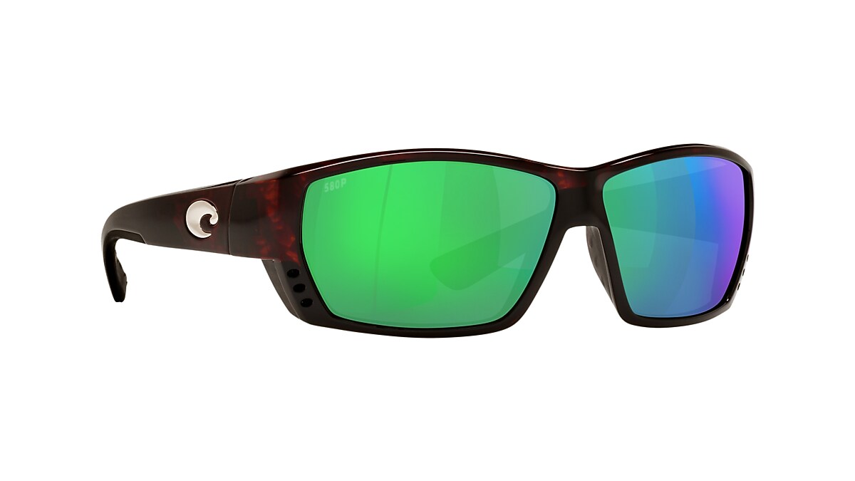 tunamayo  Costa Tuna Alley XL (62-11) with Green Mirror lenses and Tortoise