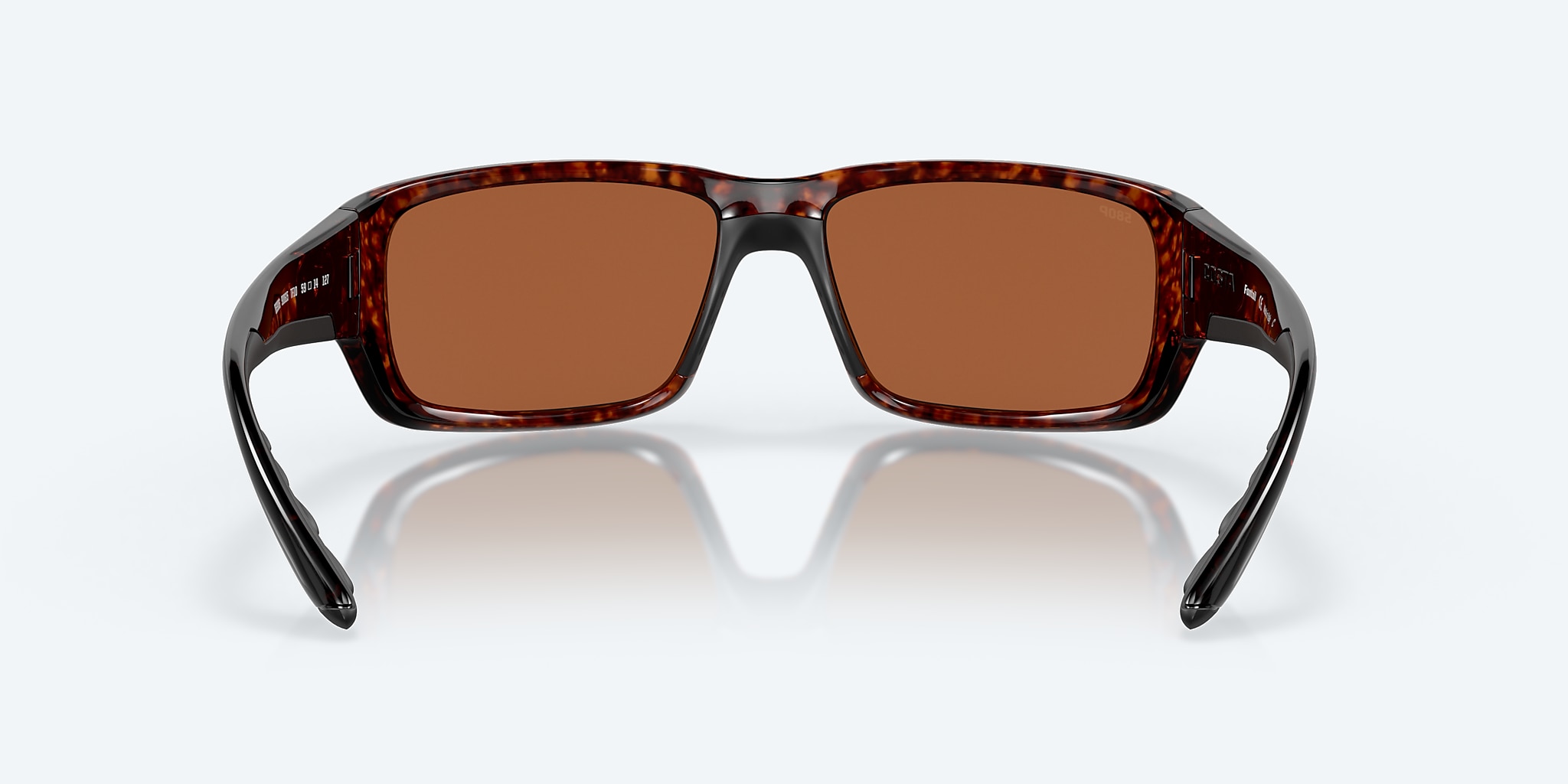 in Green Mar® Polarized Sunglasses Fantail | Del Costa Mirror