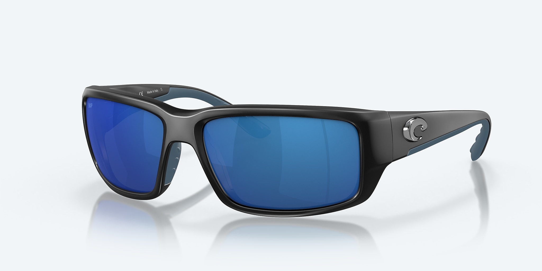 Fantail Polarized Sunglasses in Blue Mirror