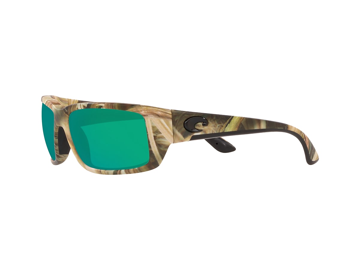 Direct TF65OSCP Costa Del Mar Fantail Sunglasses Mossy Oak Shadow Grass Blades Camo Silver Mirror 580Plastic Lens Pro-Motion Distributing 