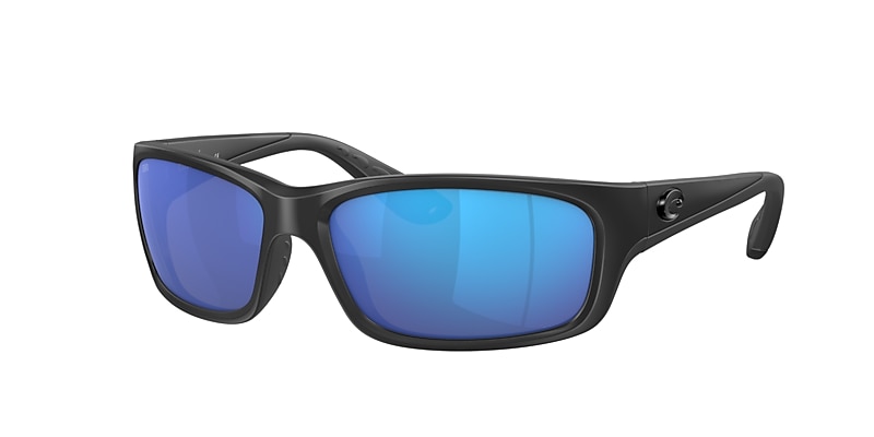 Costa Del Mar Fantail Matte Black/Blue Mirror Sunglasses