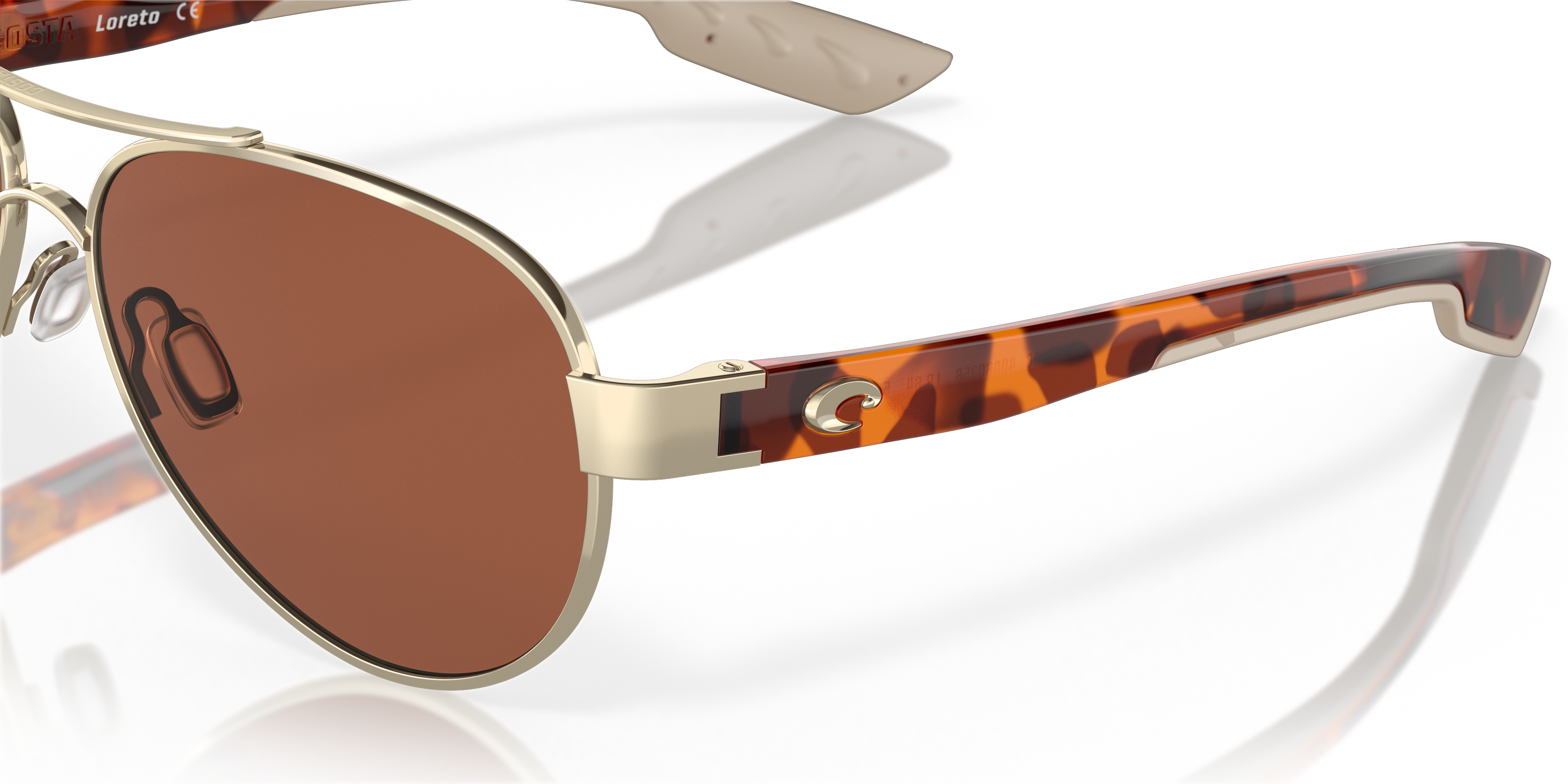 costa loreto rose gold 580p