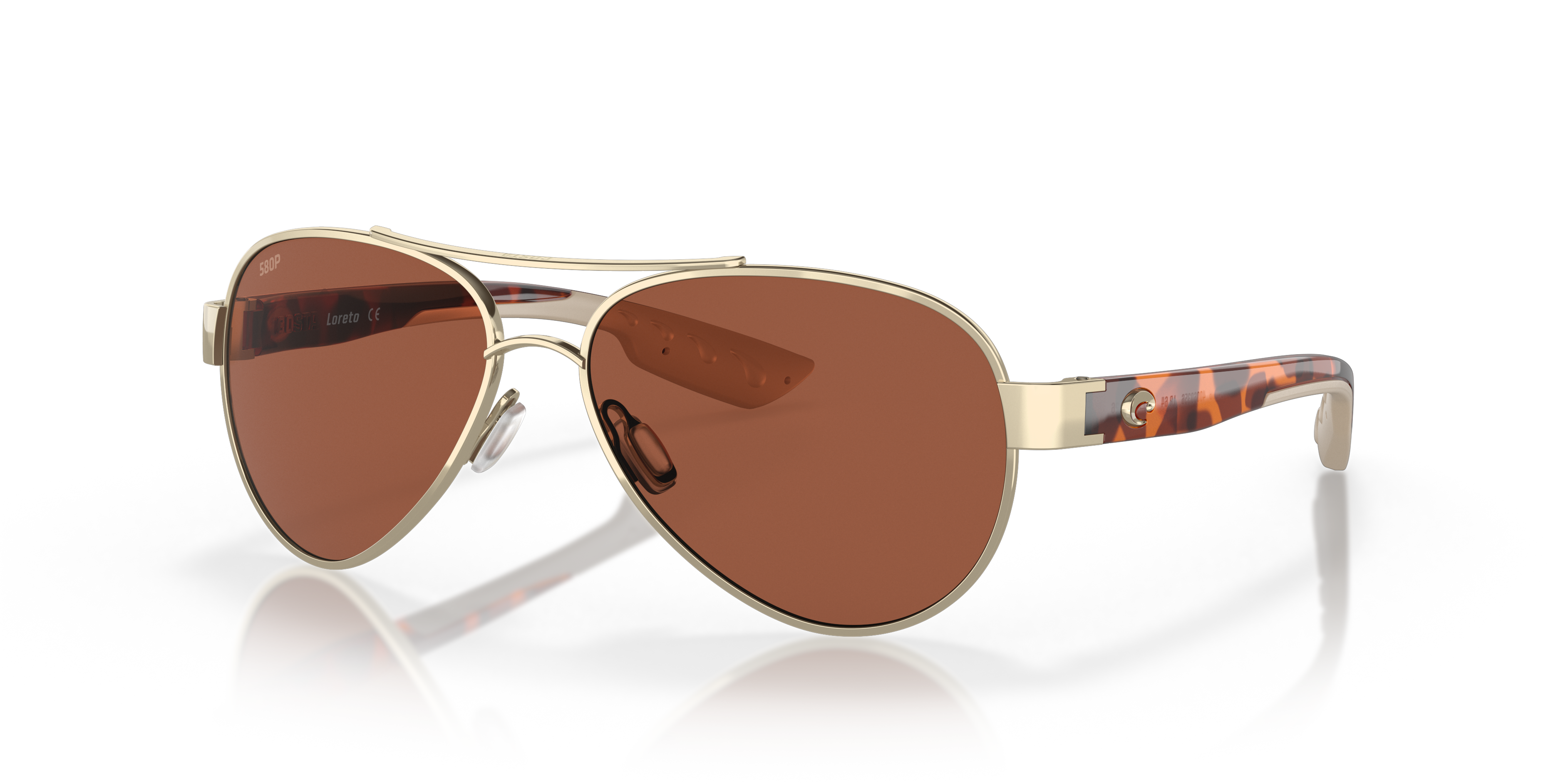 Loreto Polarized Sunglasses in Copper | Costa Del Mar®