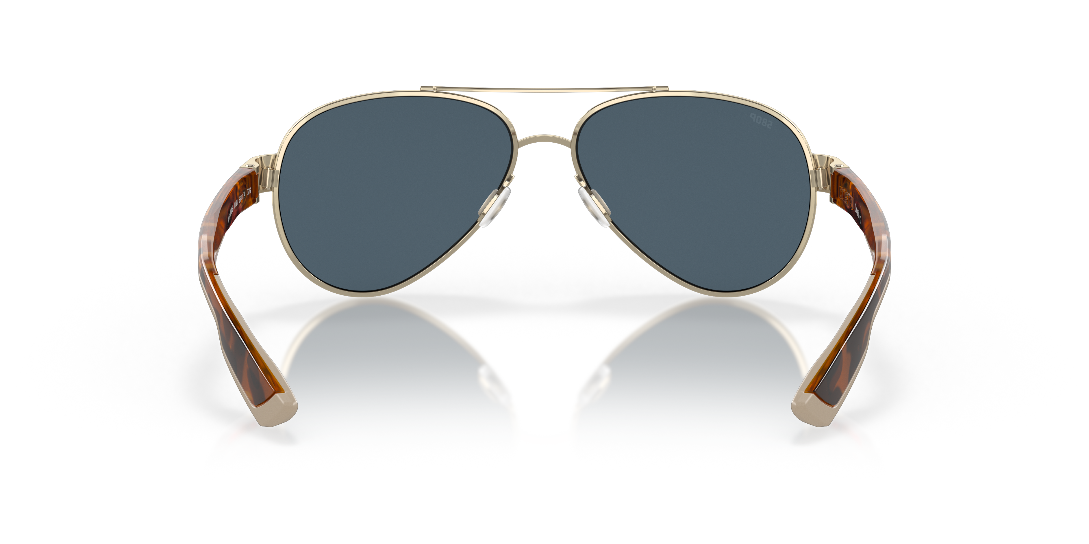 Costa Del Mar Loreto Rose Gold Grey 580P LR64OGP New Sunglasses Authentic 