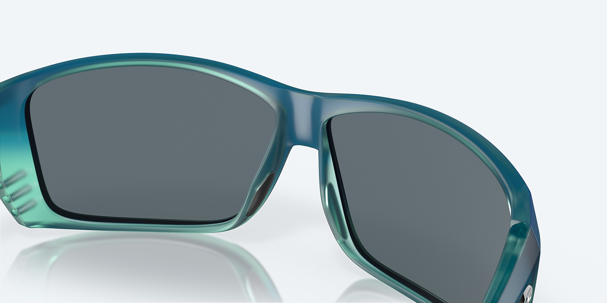 Atlantic Chill Cat Eye Sunglasses - Polarized Blue Mirror Lens With  Oversized Mother Of Pearl Print Frame
