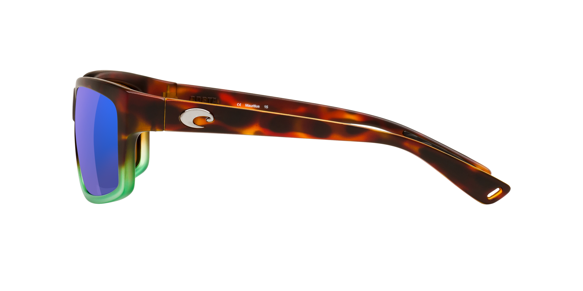 Cut Polarized Sunglasses in Green 