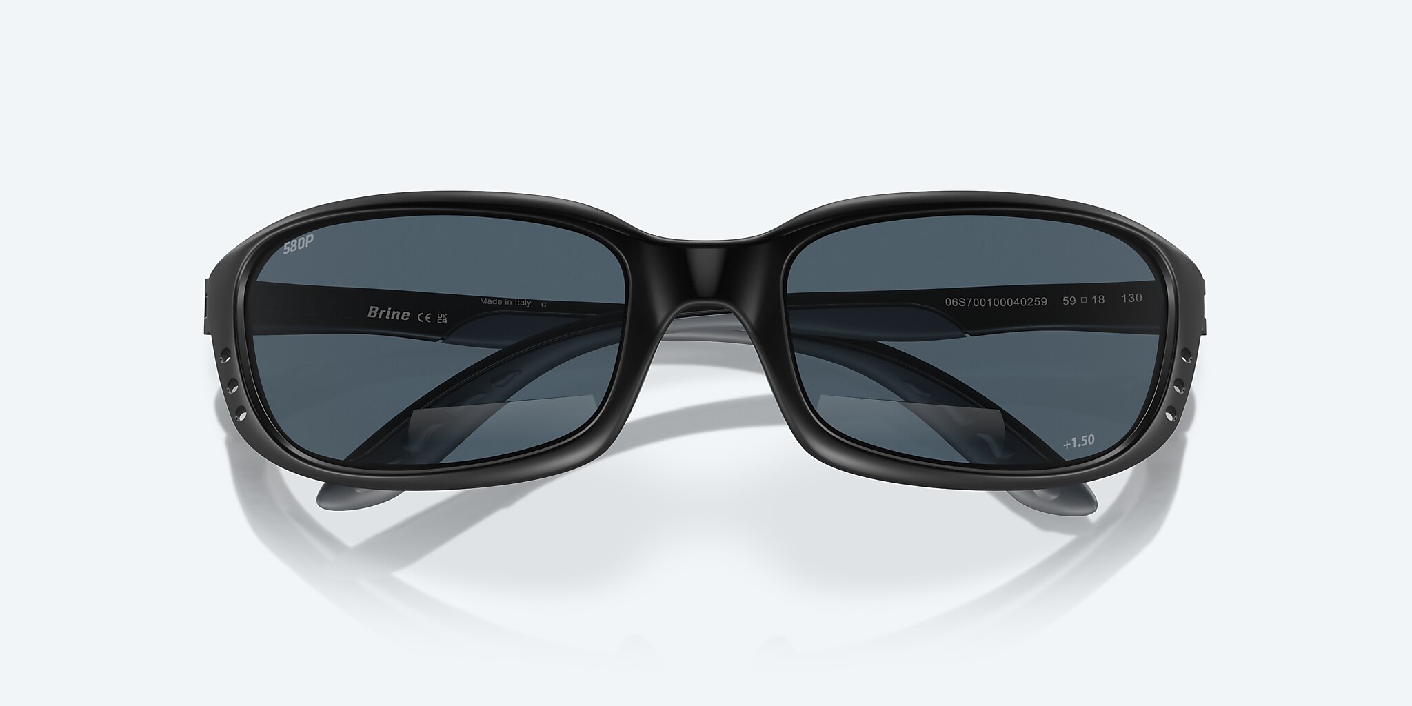 Costa Del Mar Brine Readers Polarized BR 11 OGP Black Men Sunglasses