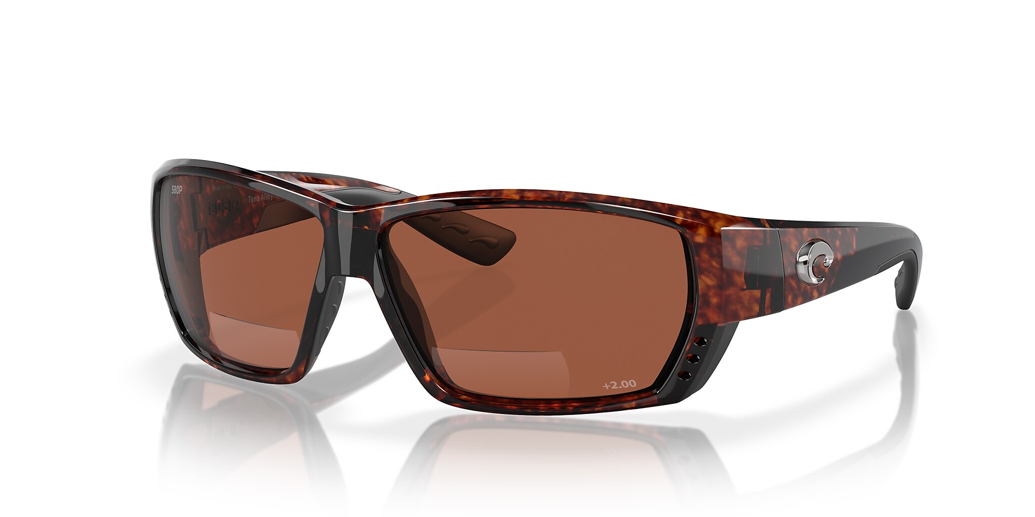 Tuna Alley Readers Polarized Sunglasses in Copper | Costa Del Mar®