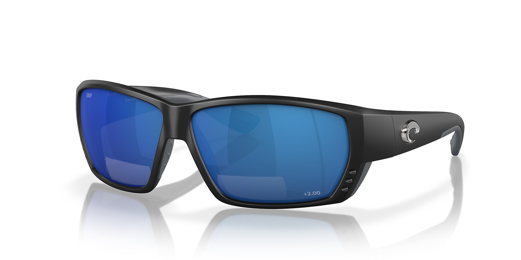 Tuna Alley Readers Polarized Sunglasses in Blue Mirror | Costa Del