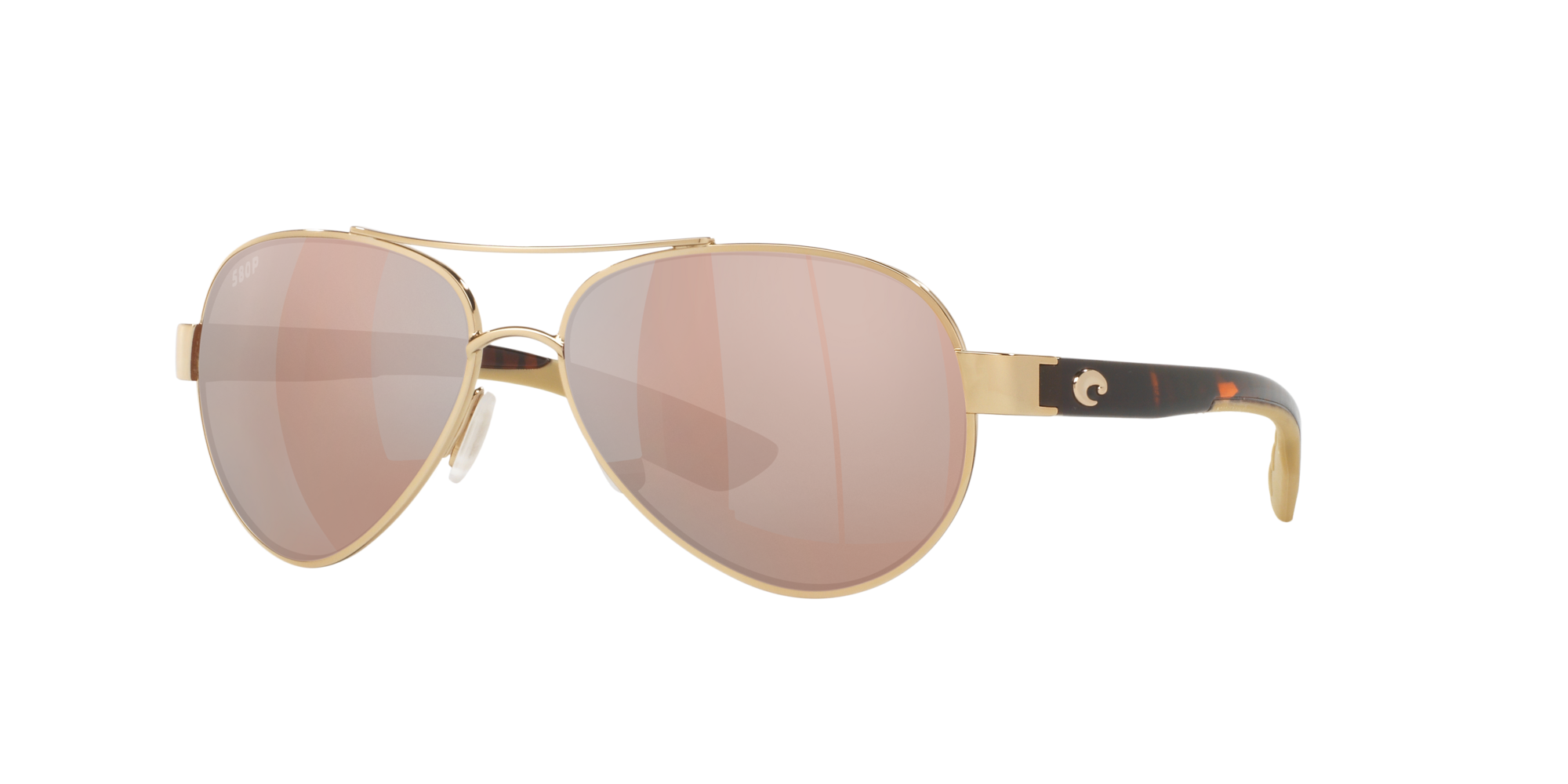 costa loreto rose gold sunglasses