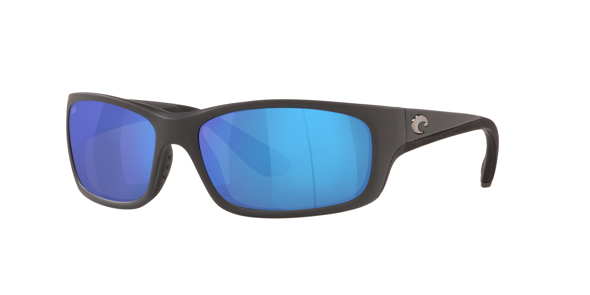 Costa Del Mar Jose Shiny Black Sunglasses Blue Polarized Lens JO 11 OBMP $209