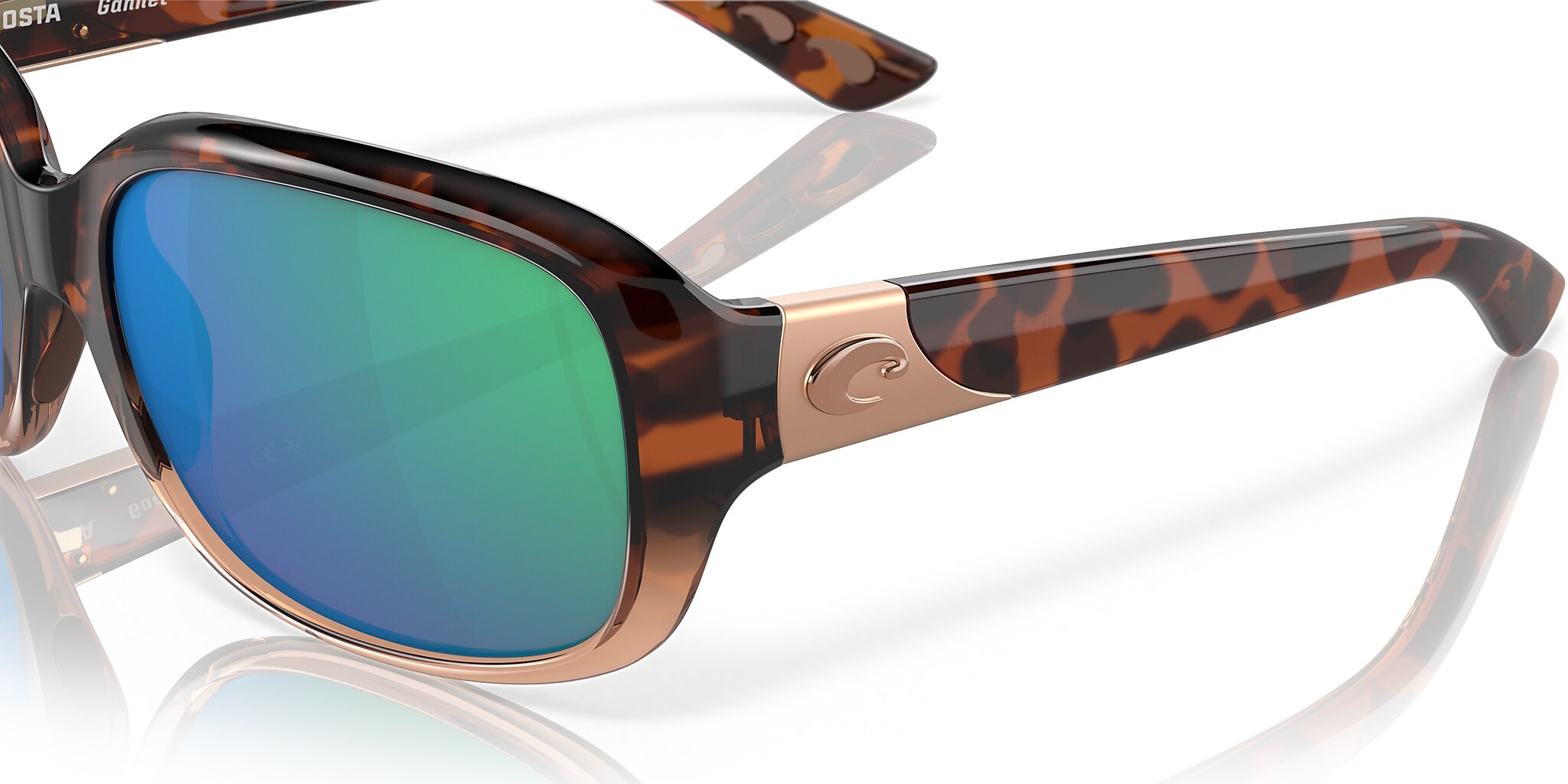 Gannet Polarized Sunglasses in Green Mirror | Costa Del Mar®