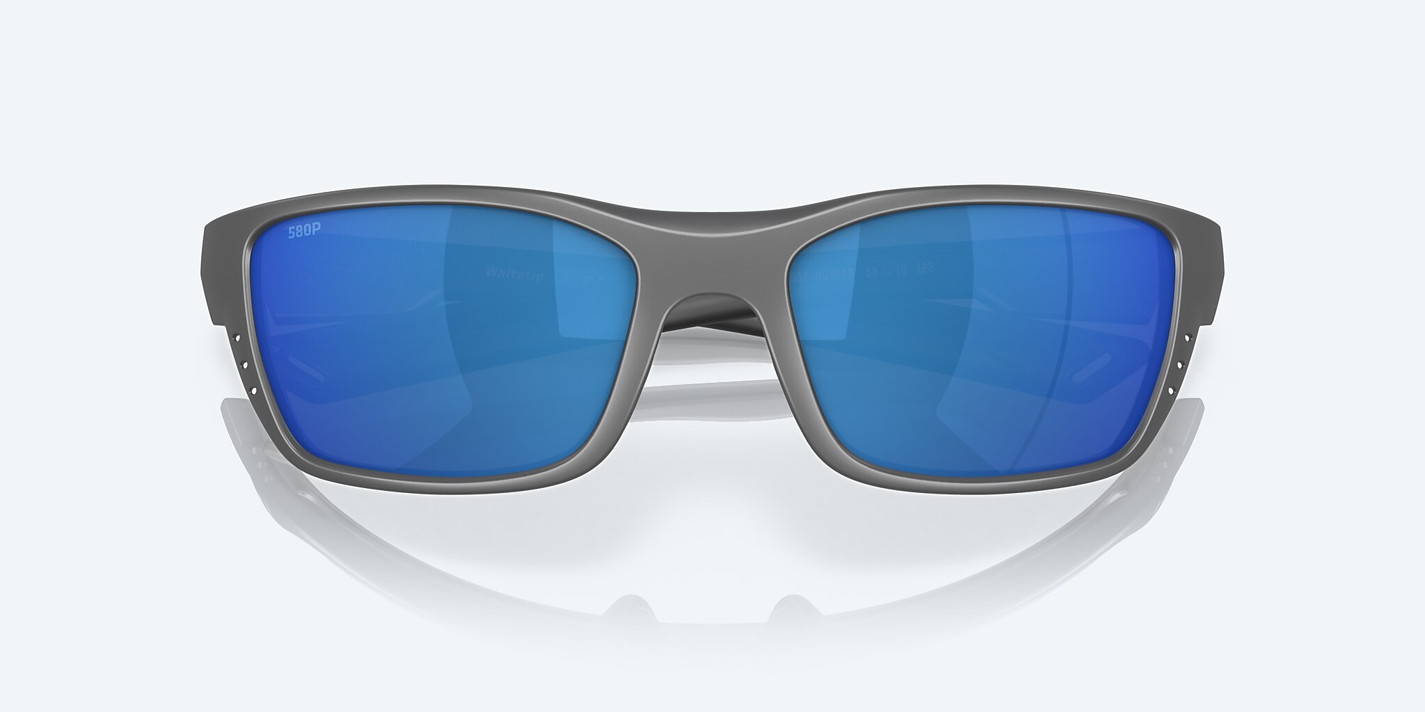Whitetip Polarized Sunglasses in Blue Mirror