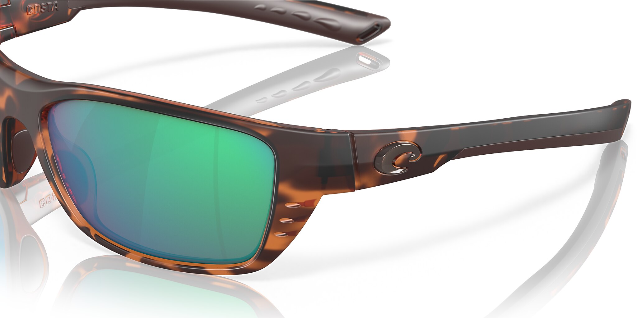 Whitetip Polarized Sunglasses in Green Mirror Costa Del Mar