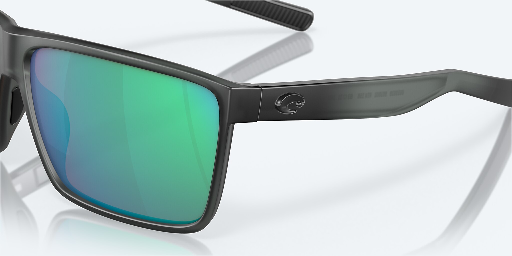 Rincon Polarized Sunglasses in Green Mirror