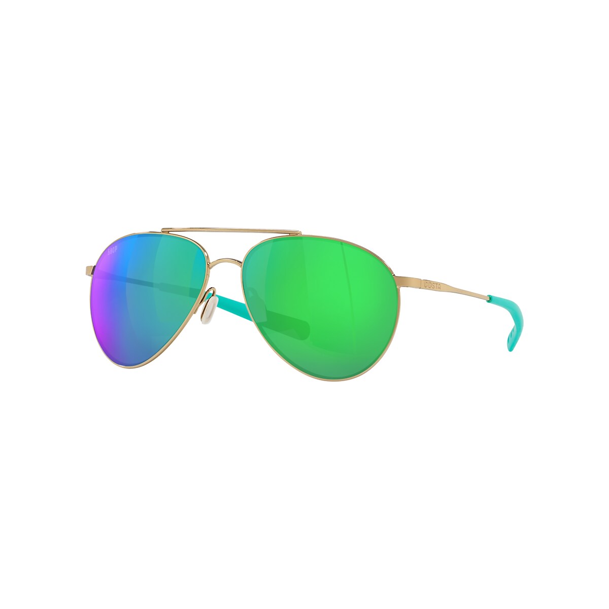 Piper Polarized Sunglasses in Green Mirror
