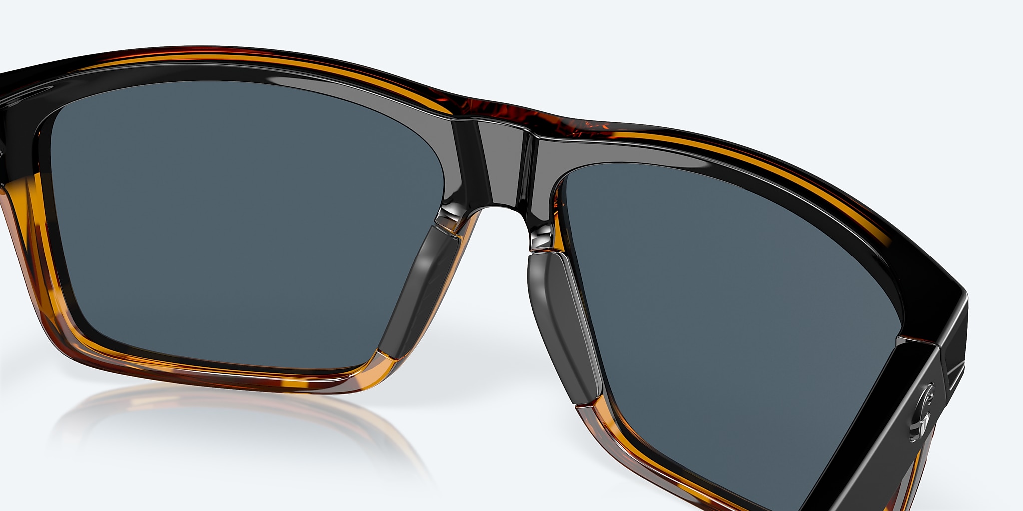 Costa Slack Tide Sunglasses - Matte Black/Tortoise/Gray 580P